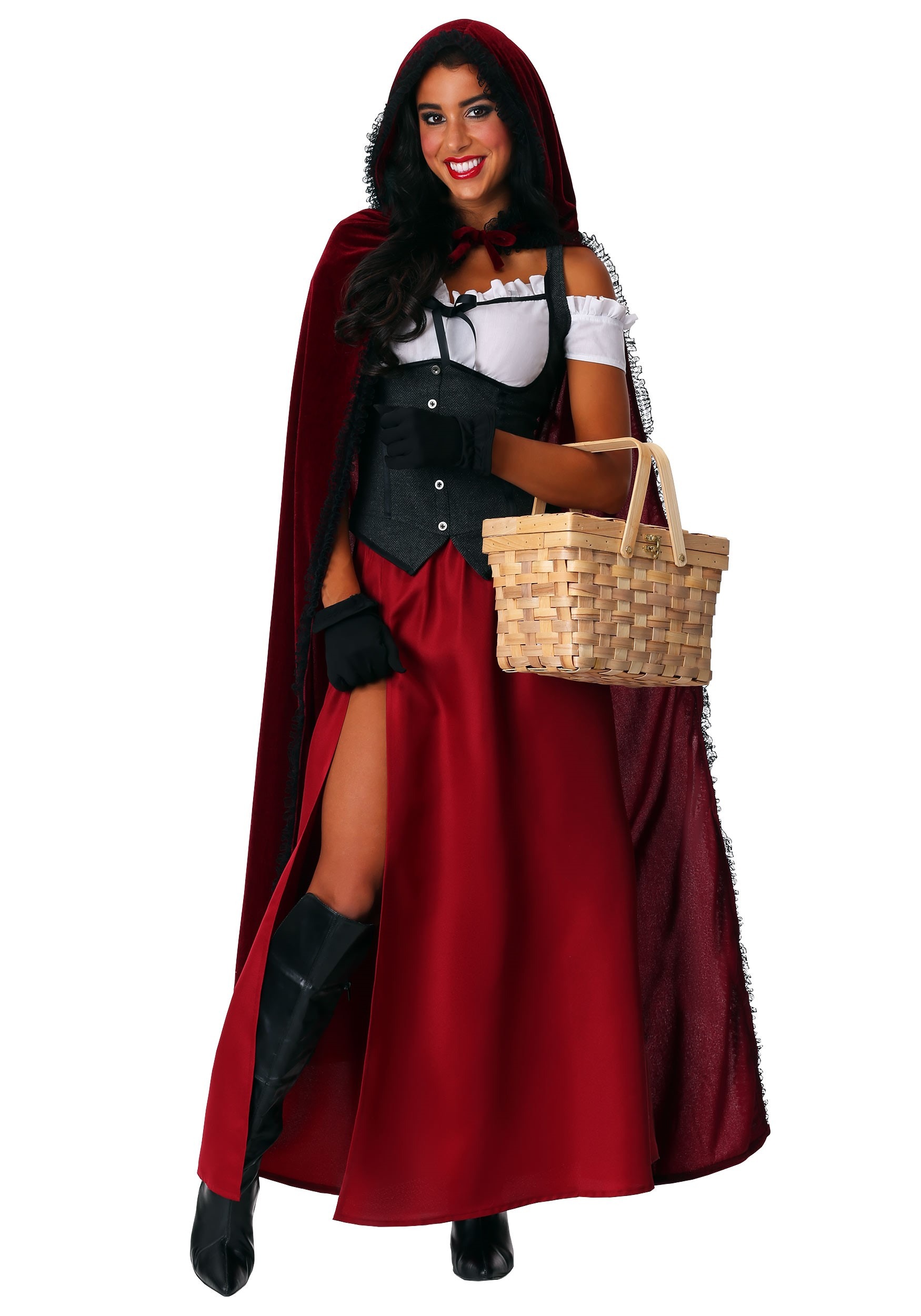 Plus Size Ravishing Red Riding Hood Costume for Women