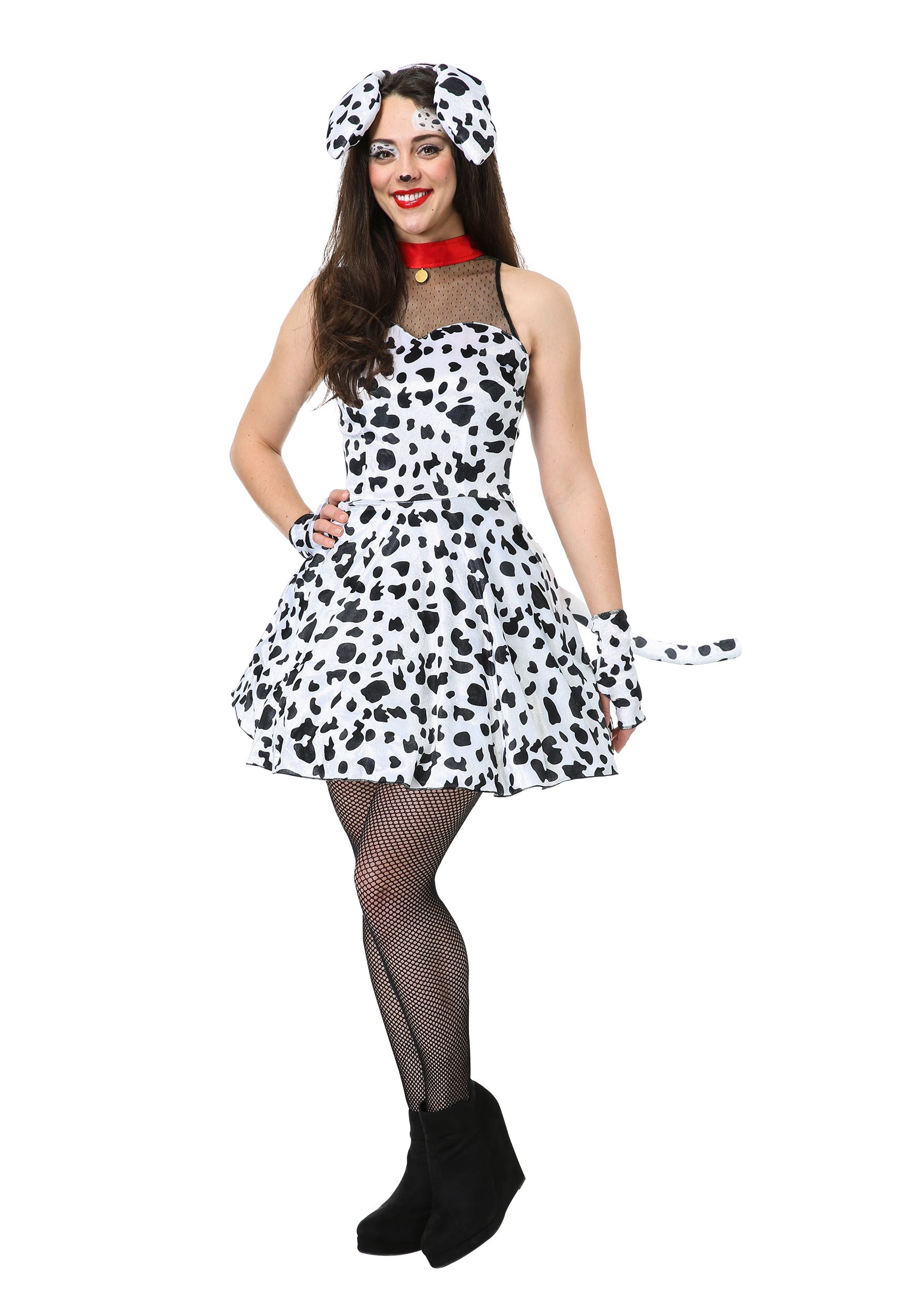 Women's Flirty Dalmatian Costume Dress