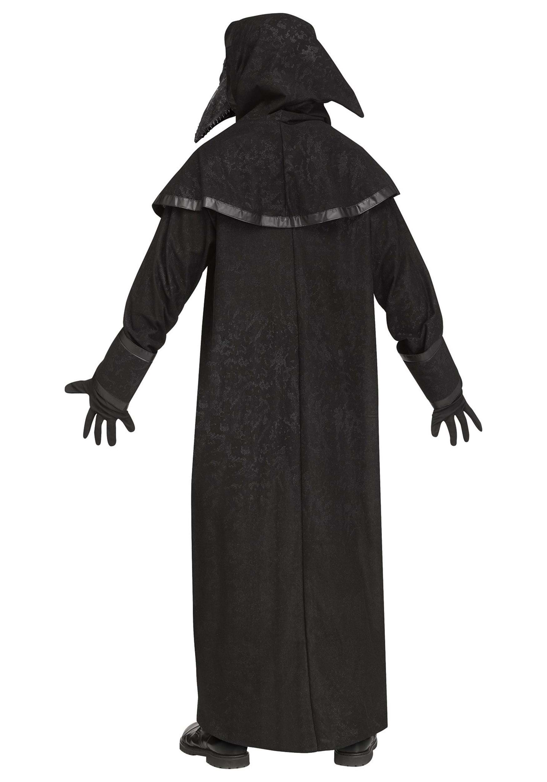 Adult Black Plague Doctor Costume