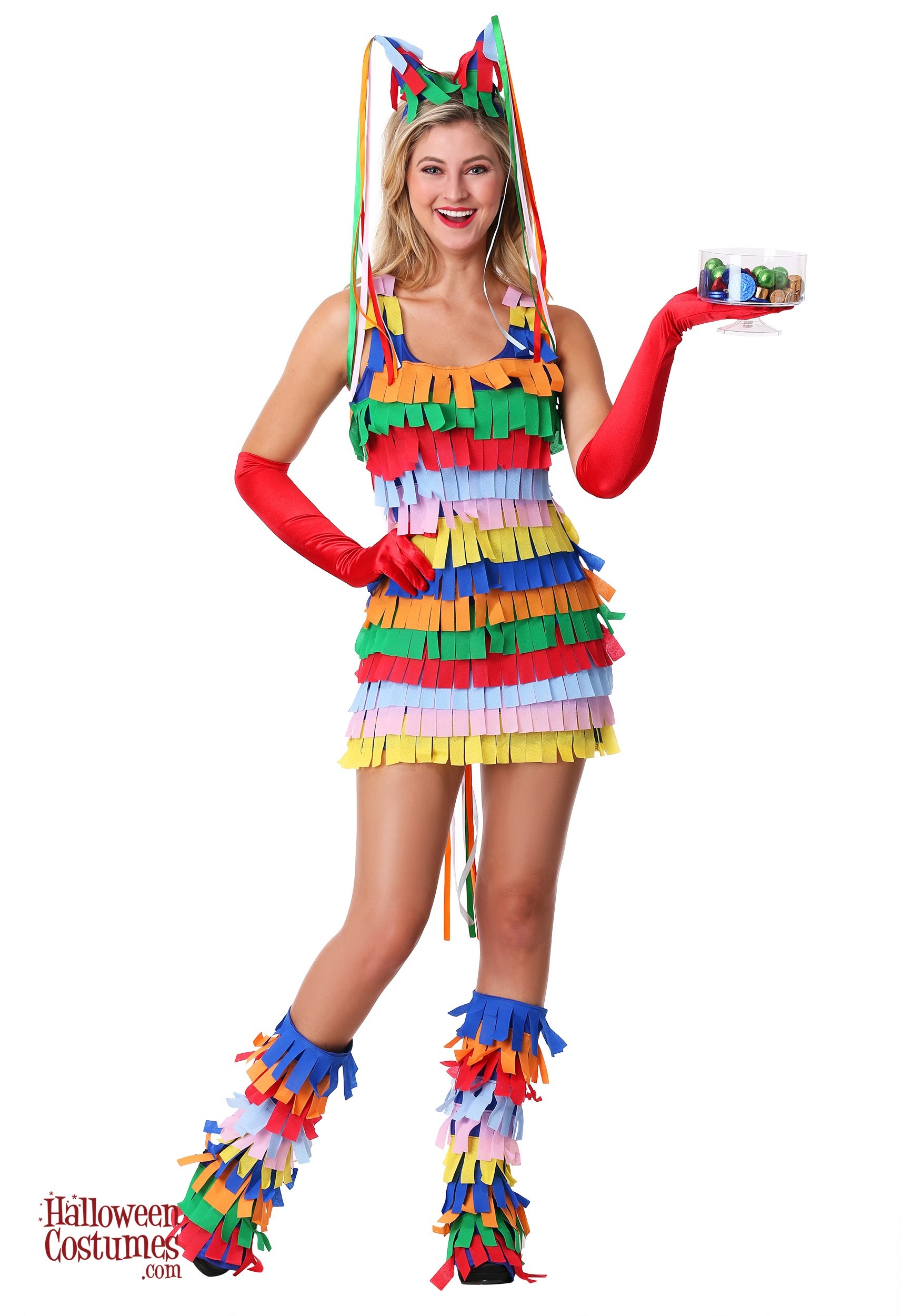 Women's Plus Size Sexy Pi帽ata Costume Dress