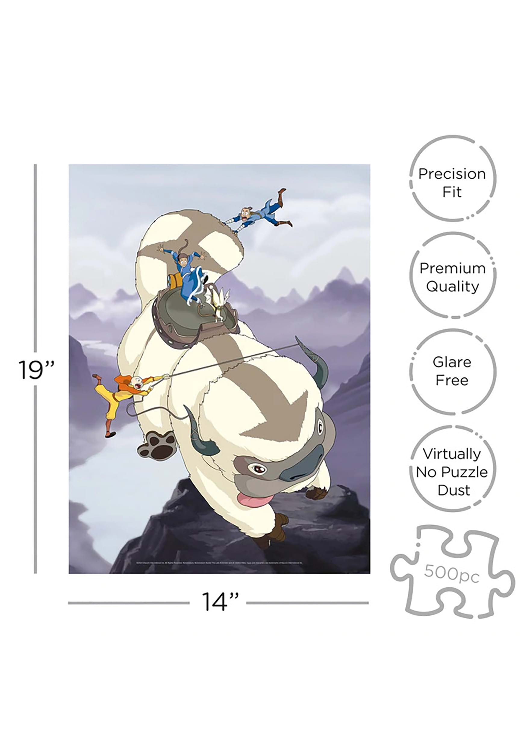Avatar: Appa and Gang 500 pc Puzzle