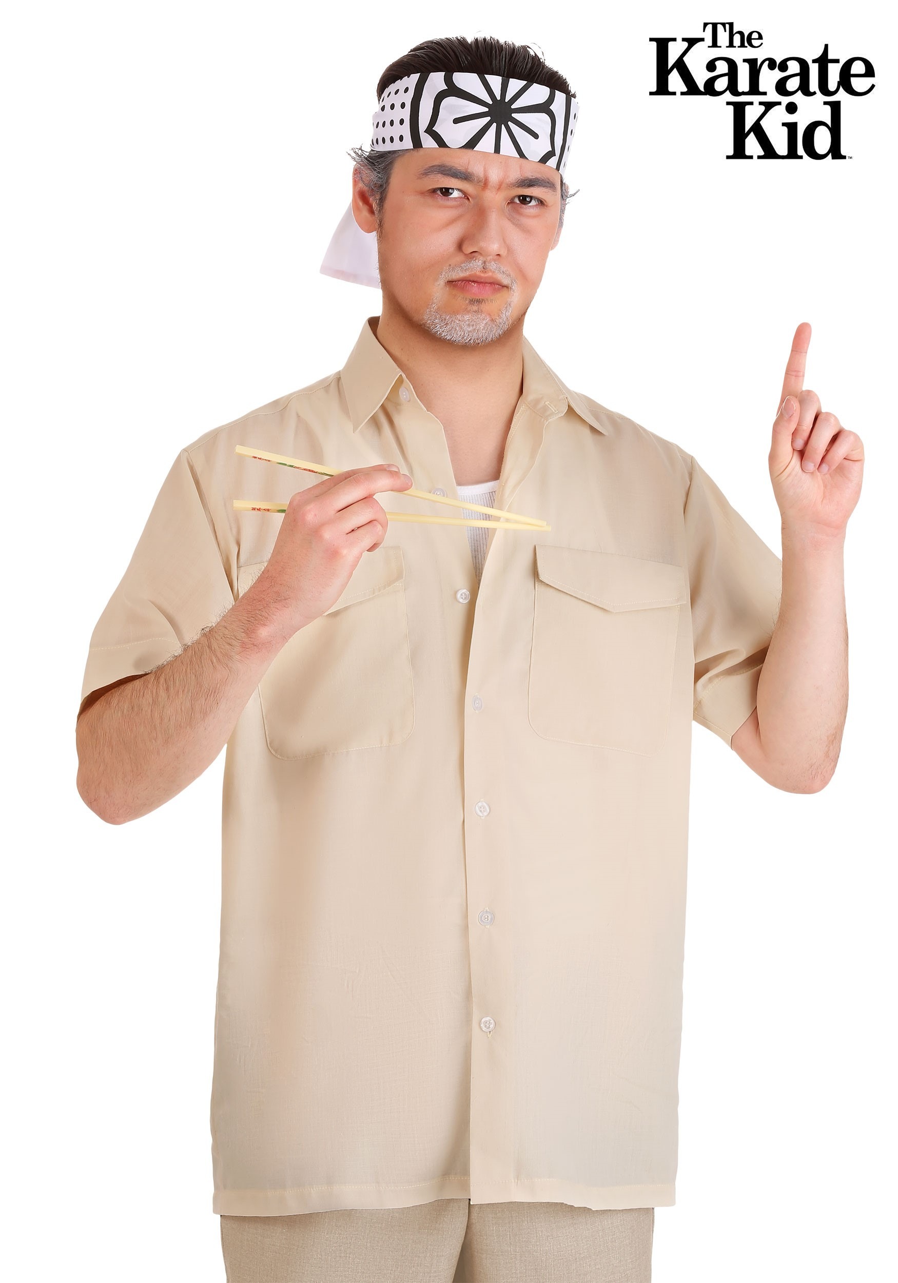 Karate Kid Mr. Miyagi Adult Costume Kit