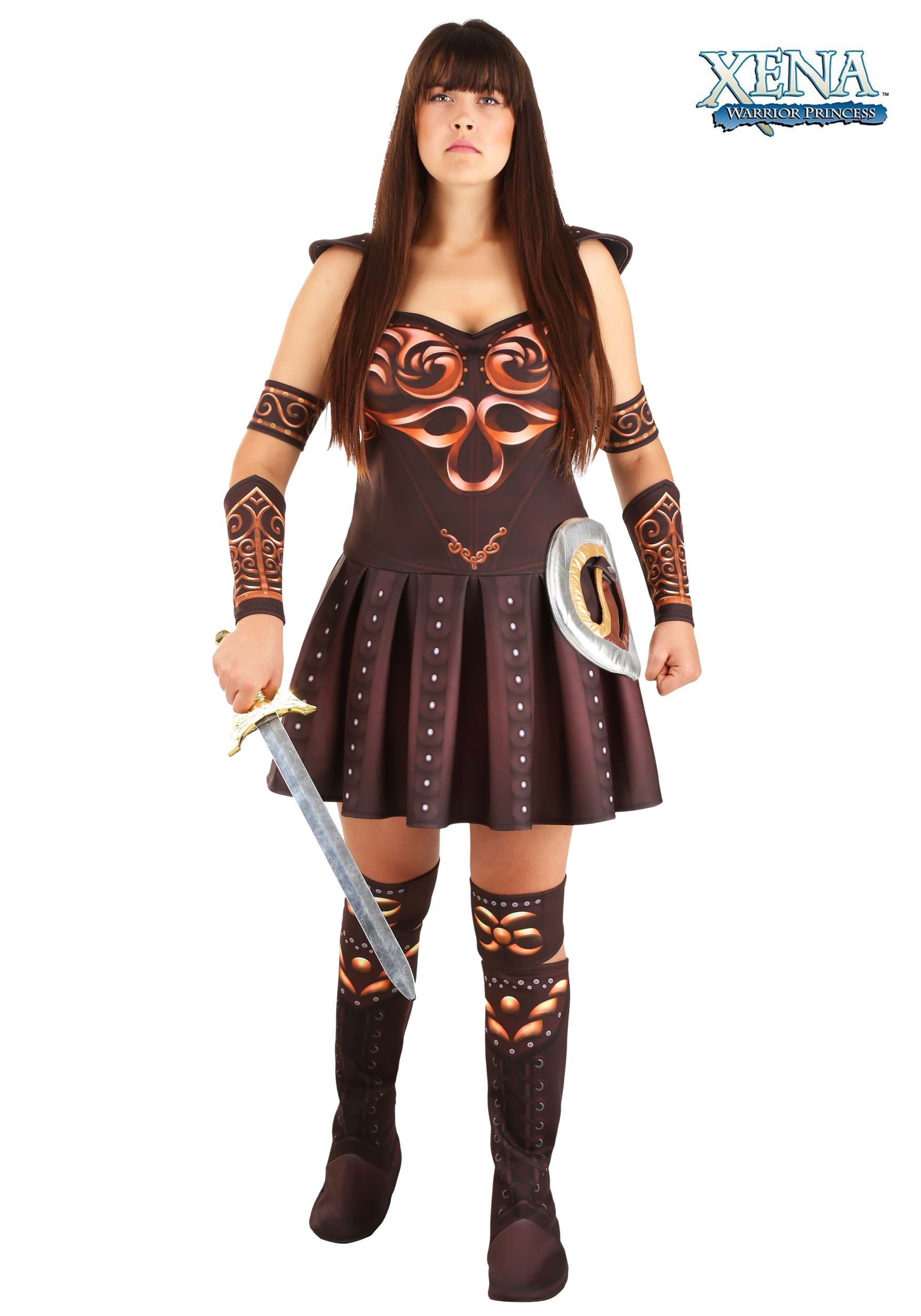 Plus Size Xena Warrior Princess Costume for Women