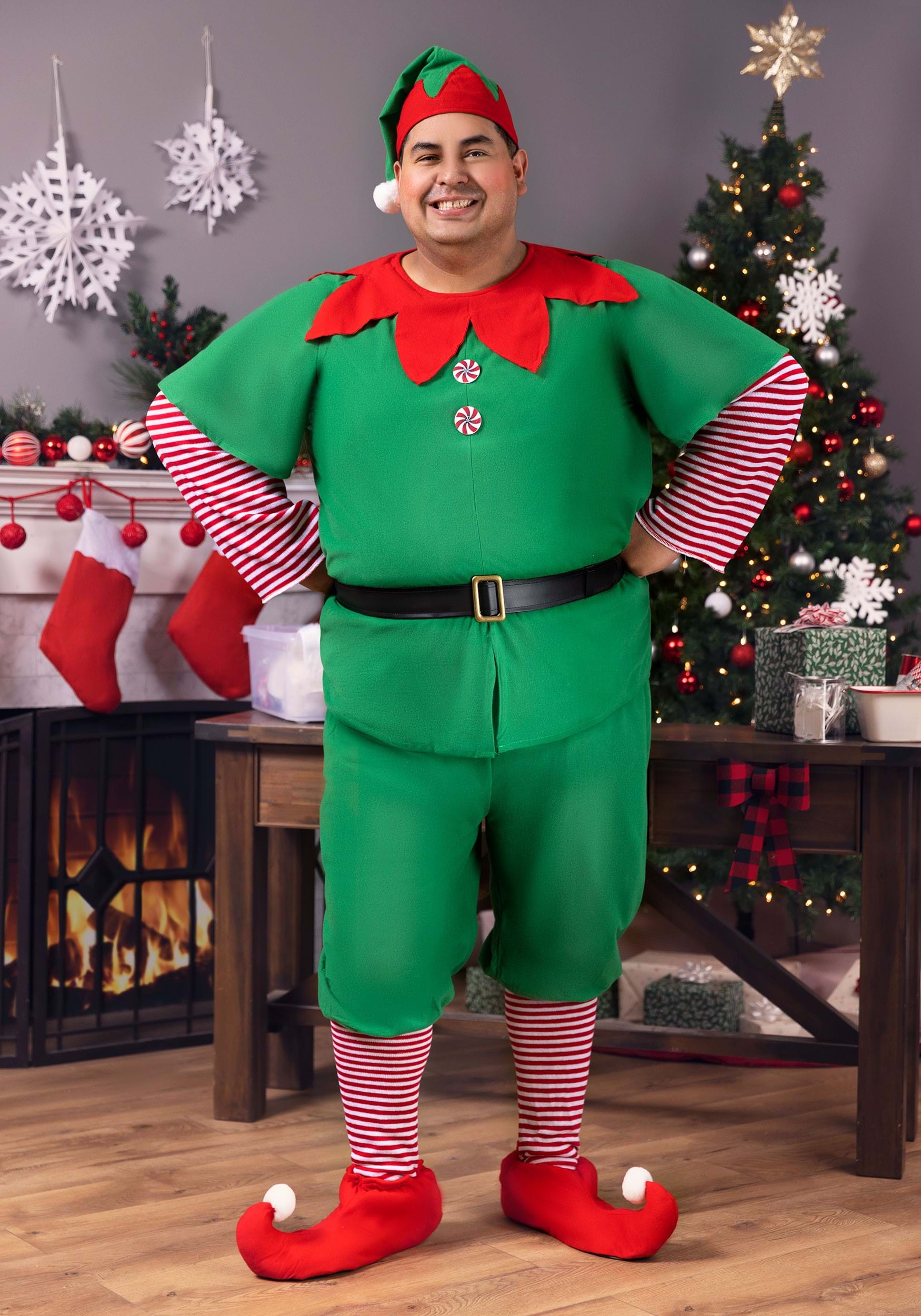Adult Plus Size Elf Costume