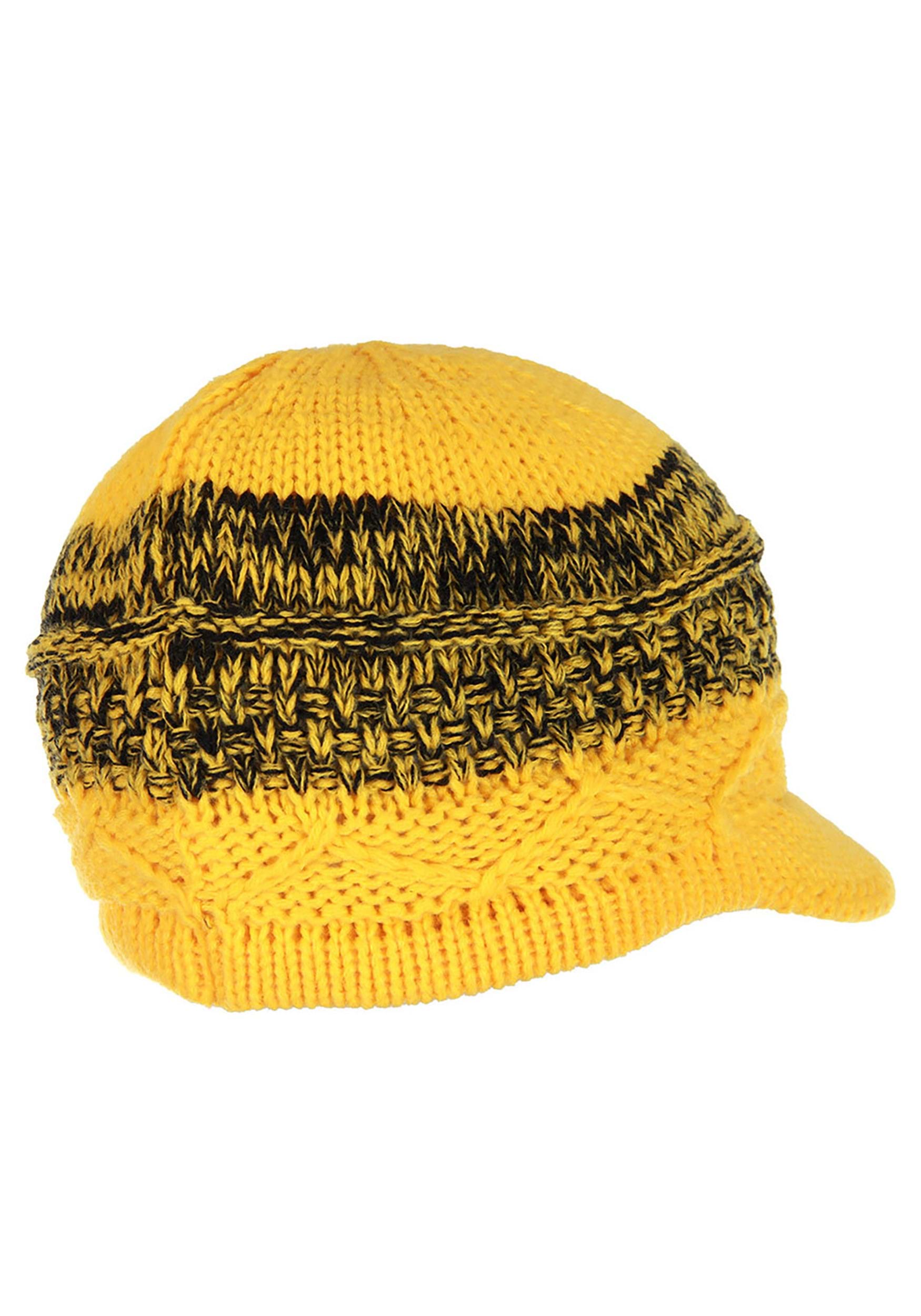 Knit Brim Cap Yellow Hufflepuff