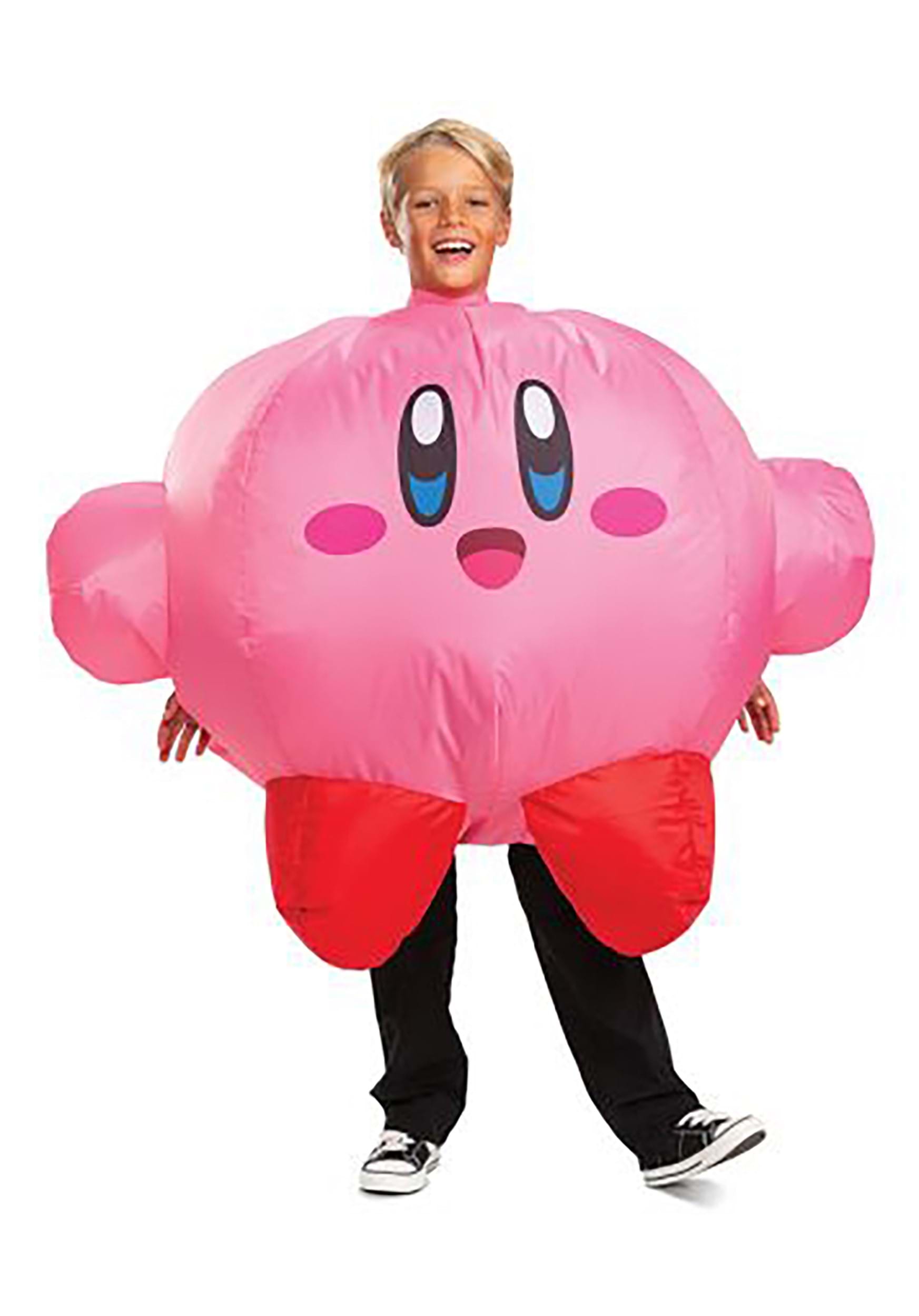 Pink Kirby Inflatable Costume for Kids 2 Pink Kirby Inflatable Costume for Kids