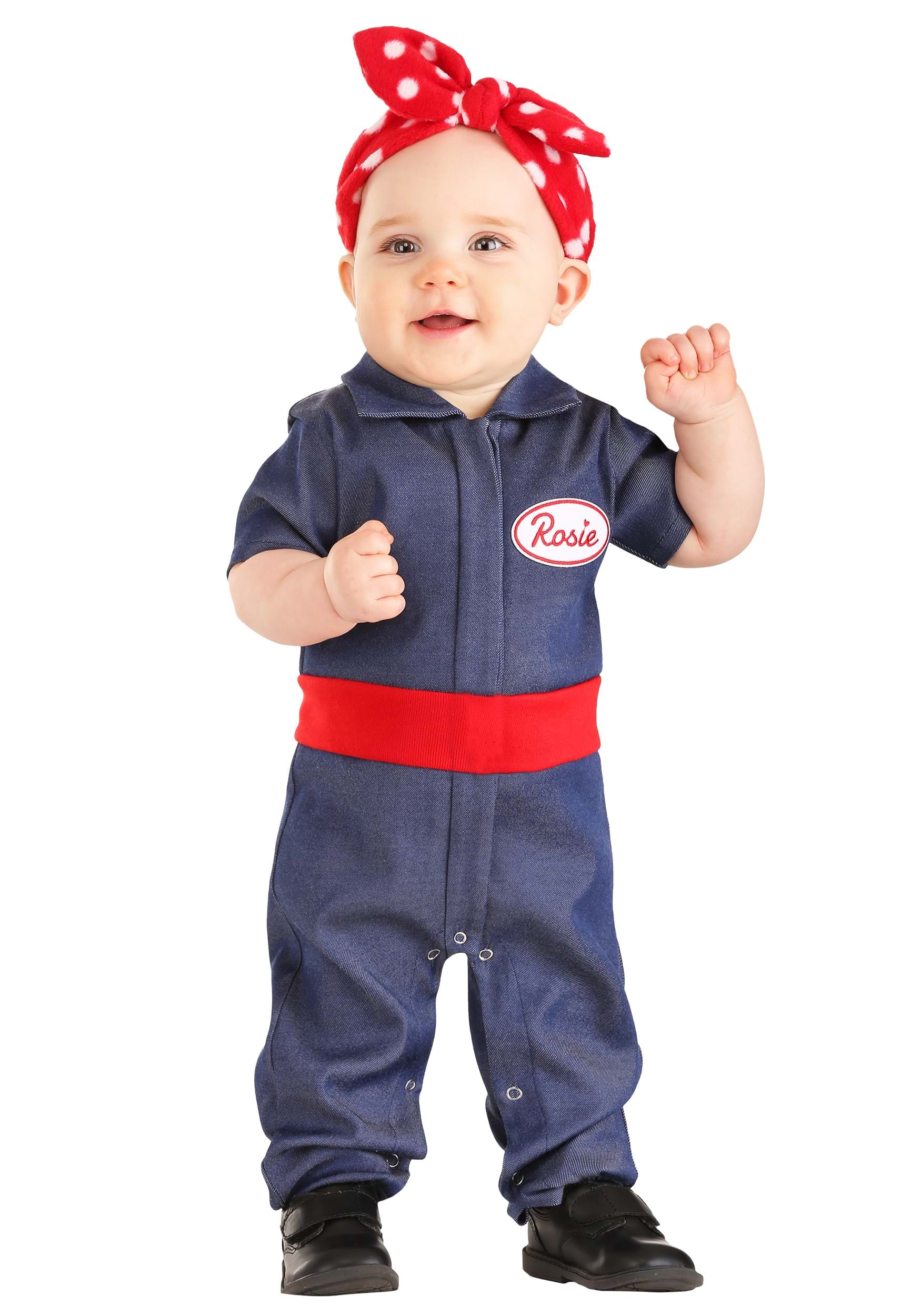 Rosie the Riveter Costume for Infants 1 Rosie the Riveter Costume for Infants