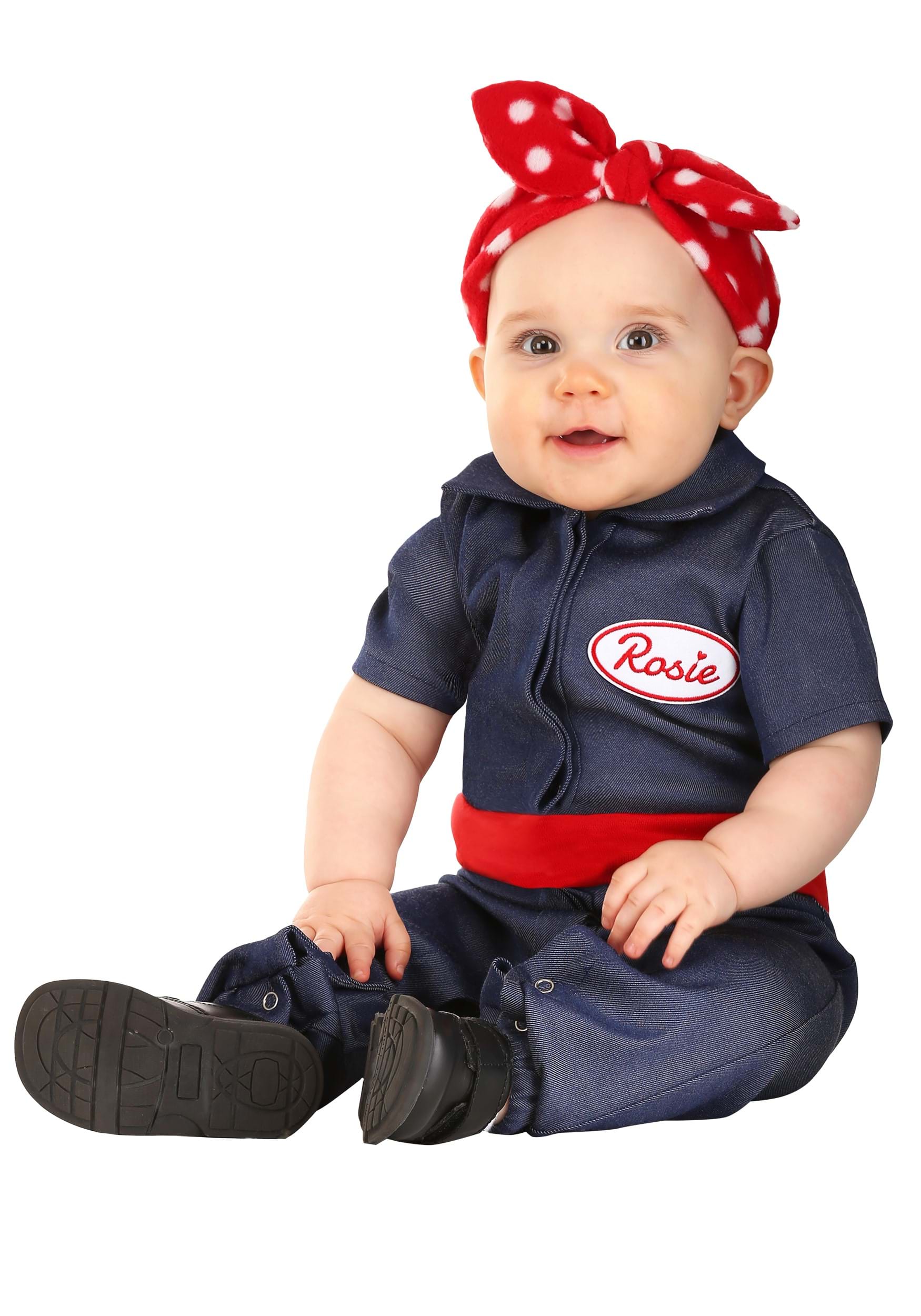 Rosie the Riveter Costume for Infants 3 Rosie the Riveter Costume for Infants