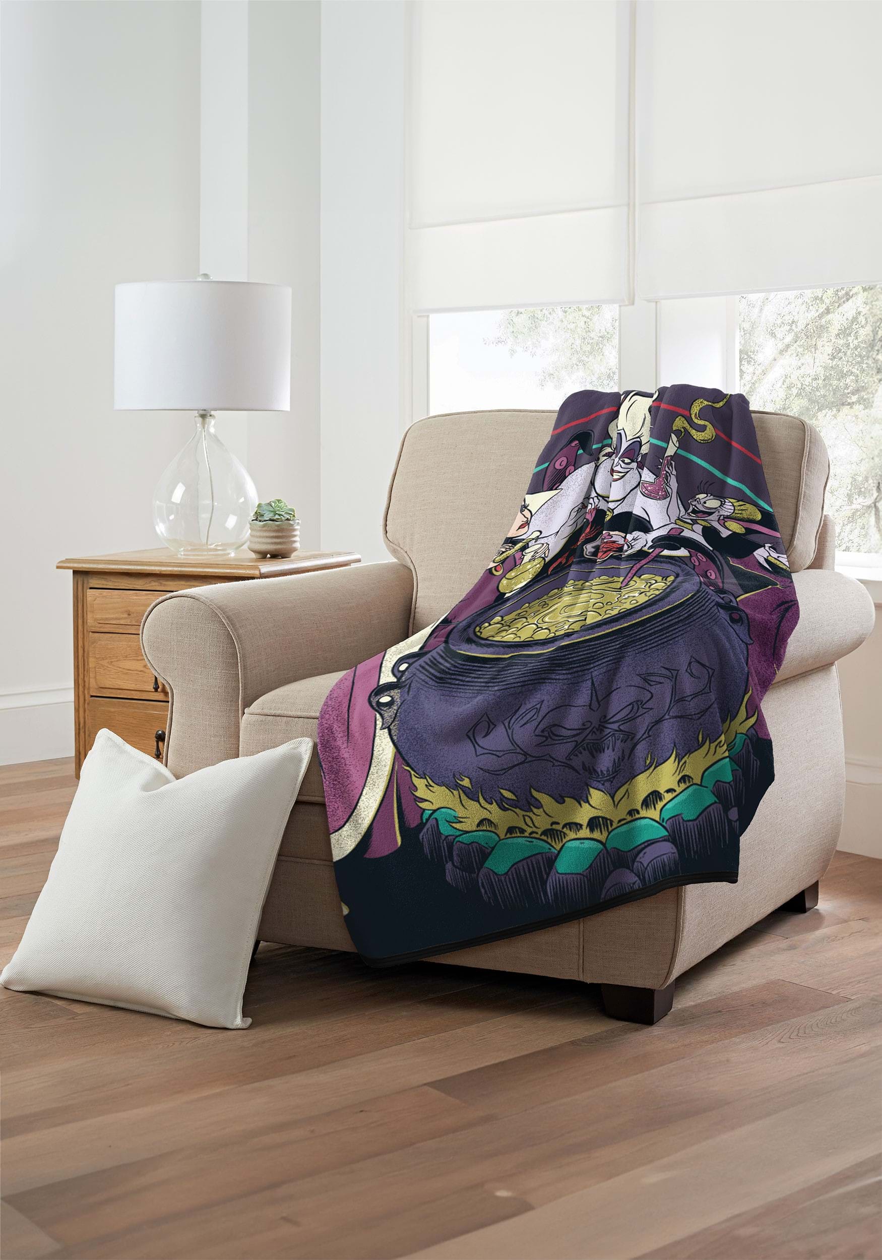 Disney Villains Cooking Up Trouble Micro Raschel Throw Blanket