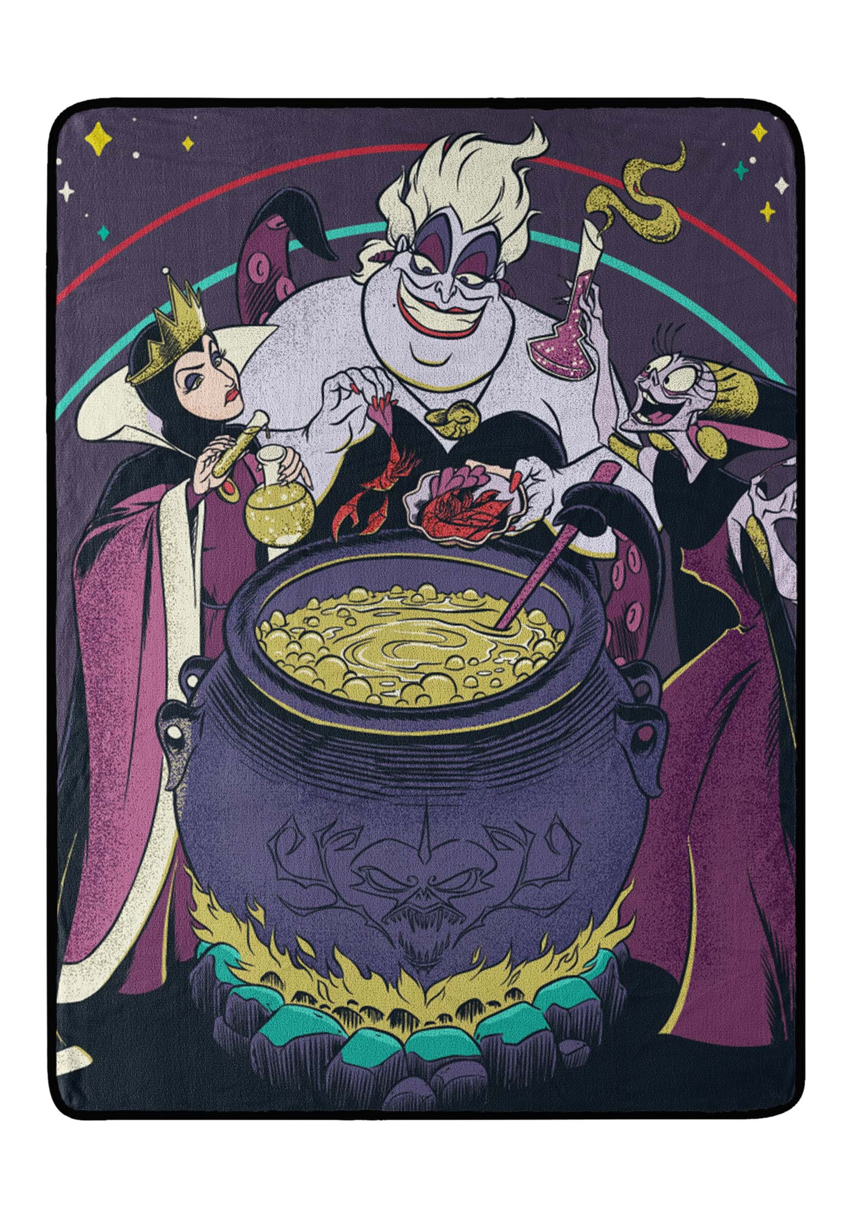 Disney Villains Cooking Up Trouble Micro Raschel Throw Blanket