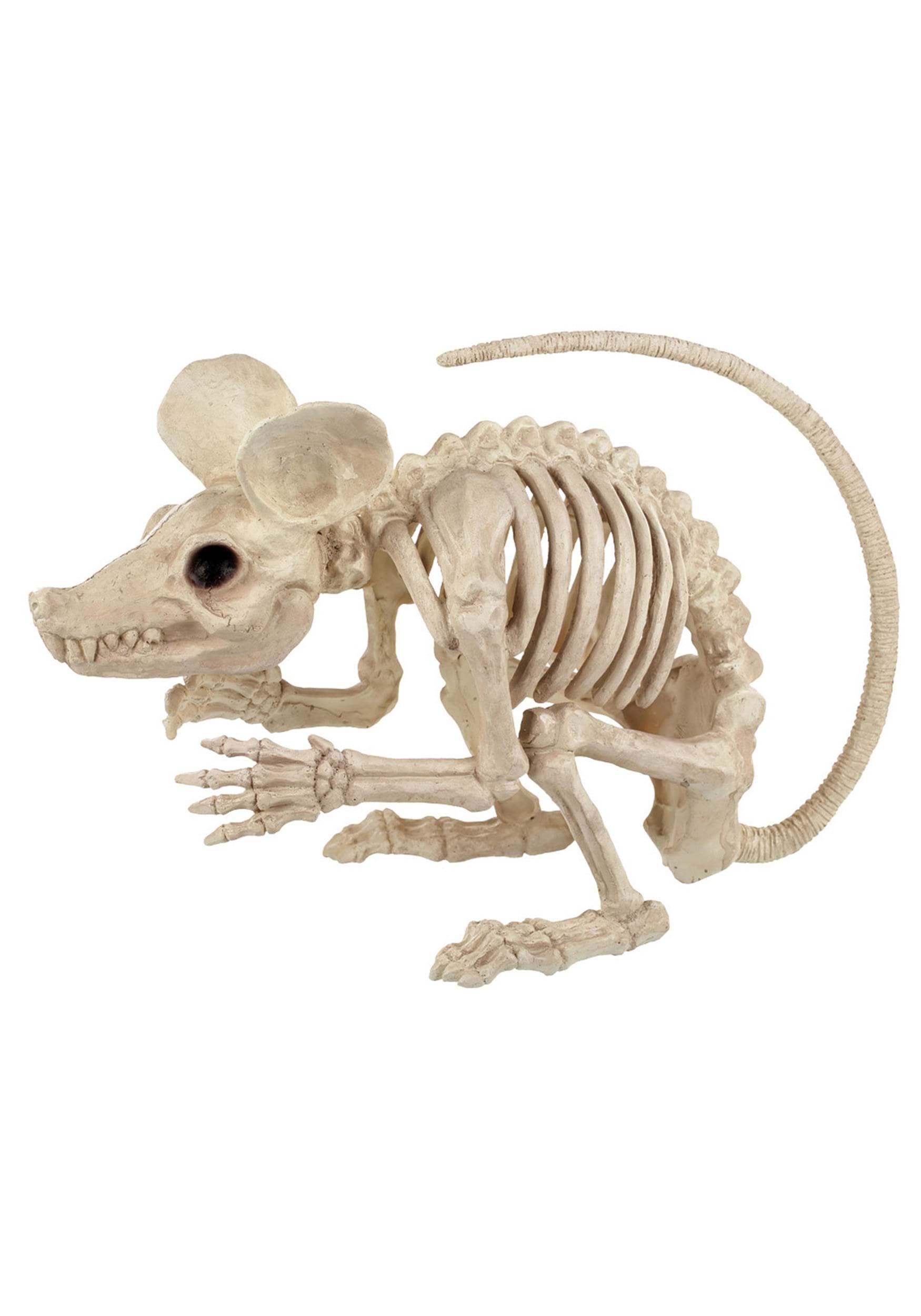19-Inch Attack Skeleton Rat Decoration