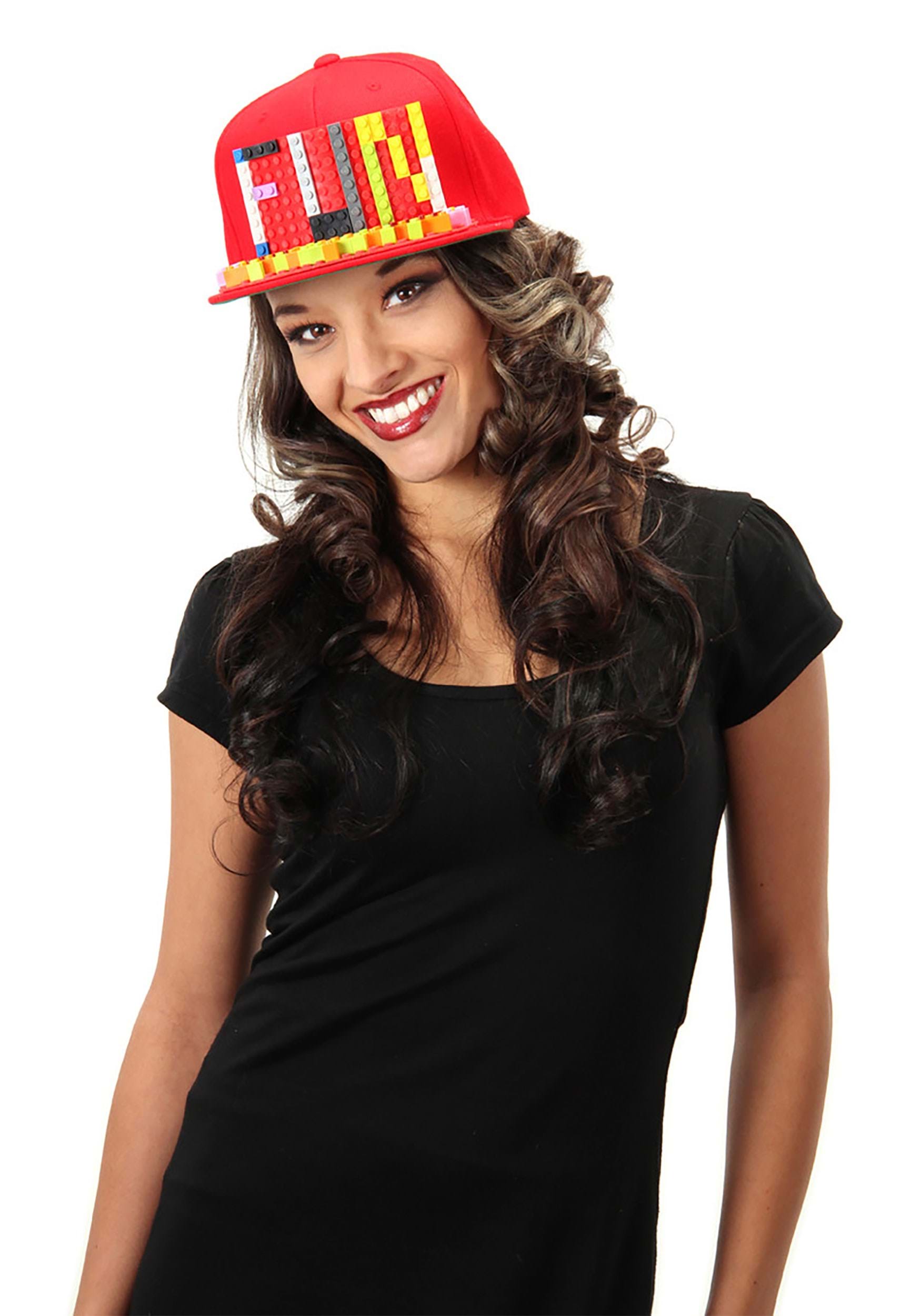 Bricky Blocks Red Snapback Hat