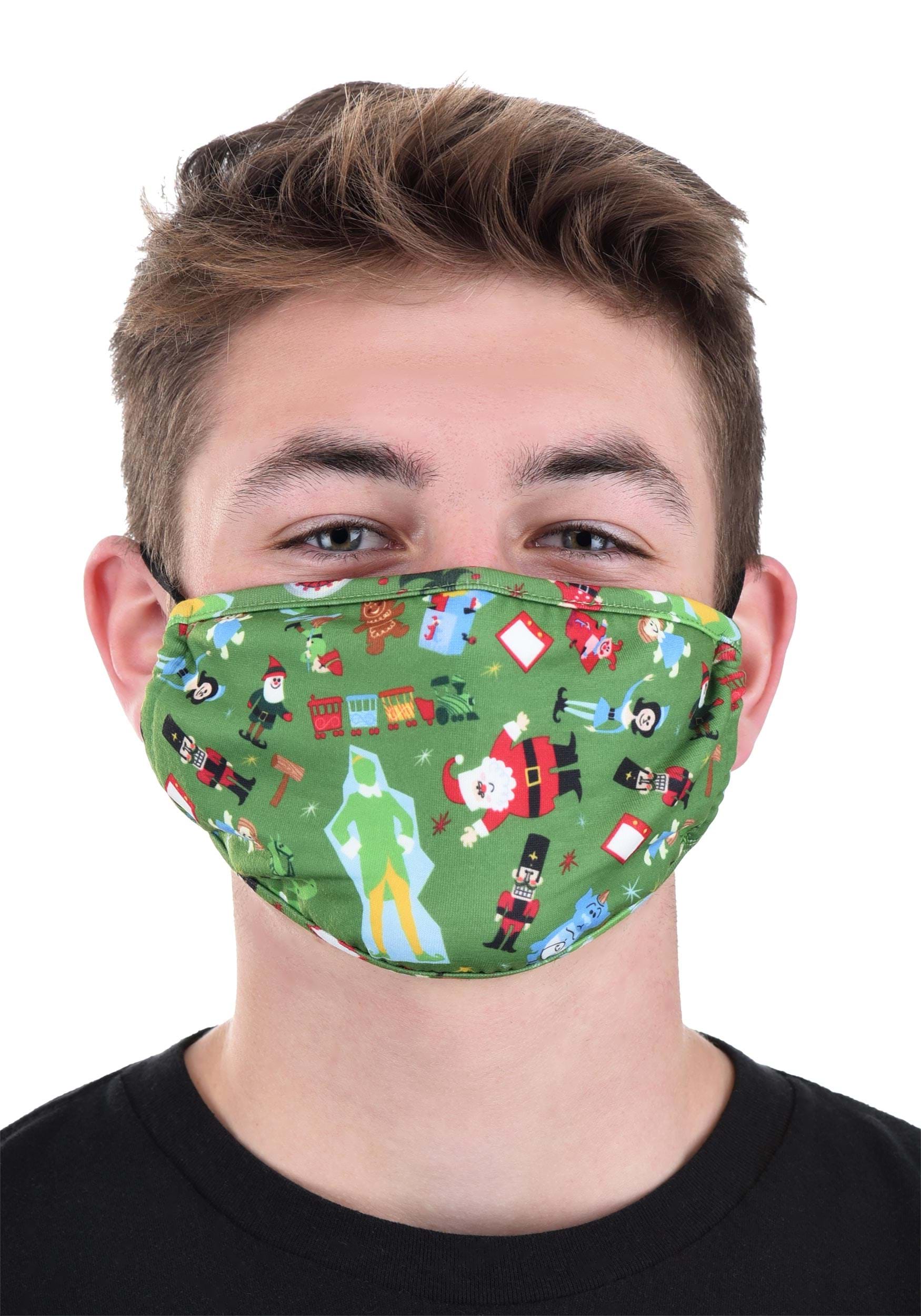 Adjustable Buddy the Elf Face Mask