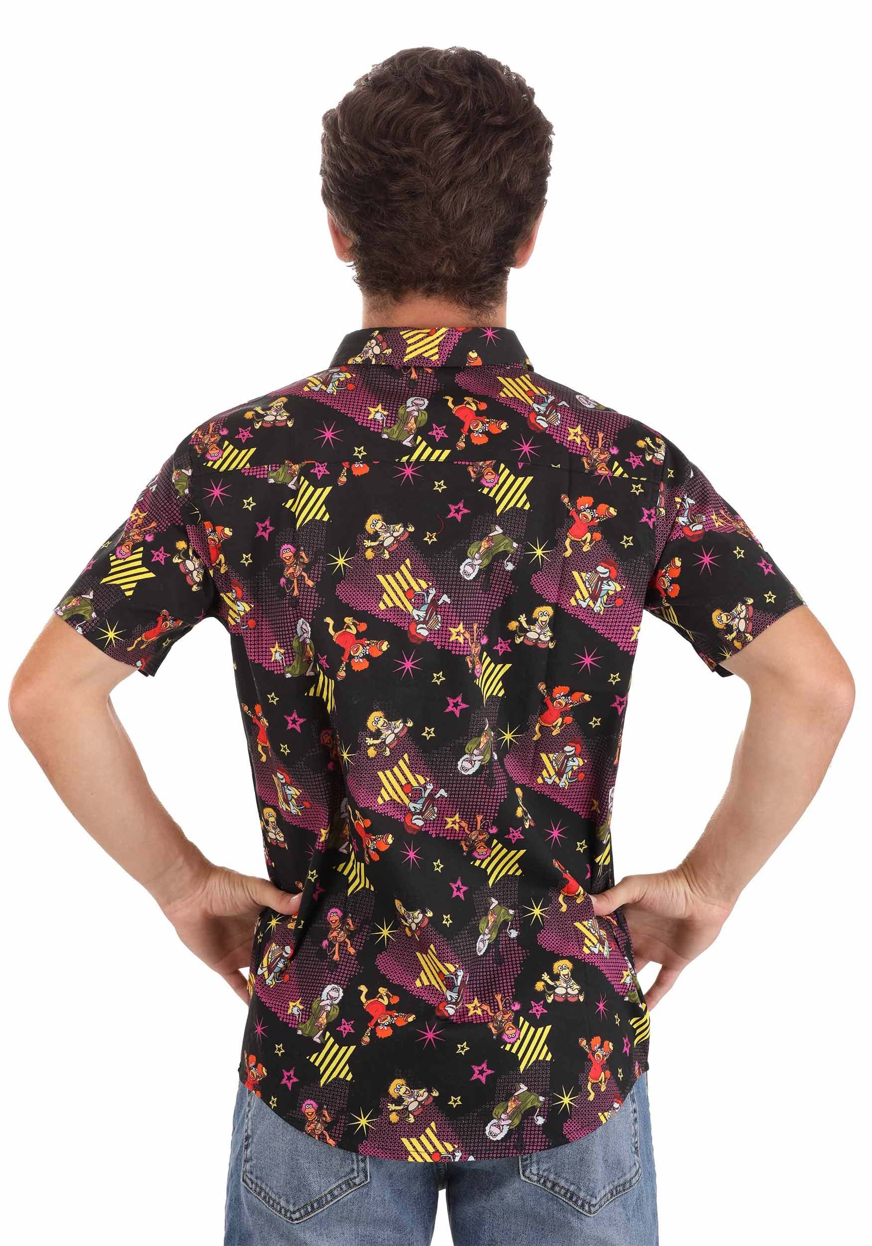 Getting Down in Fraggle Rock Button Up Adult Shirt