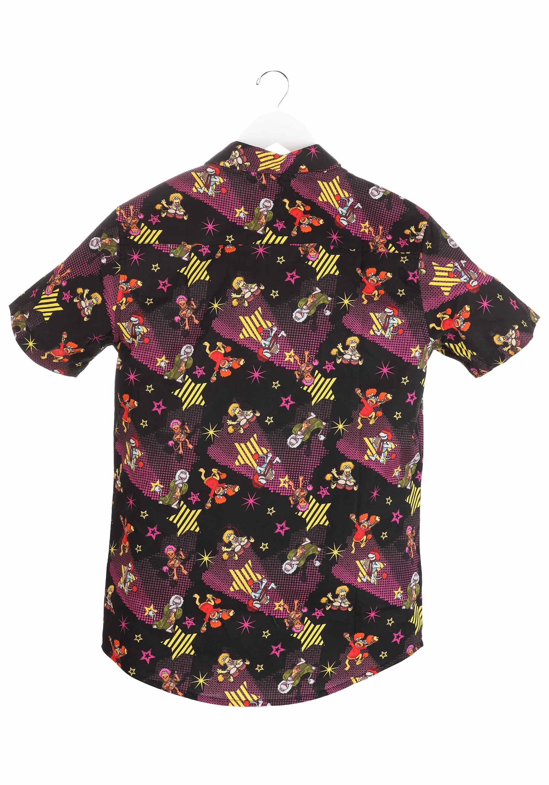 Getting Down in Fraggle Rock Button Up Adult Shirt