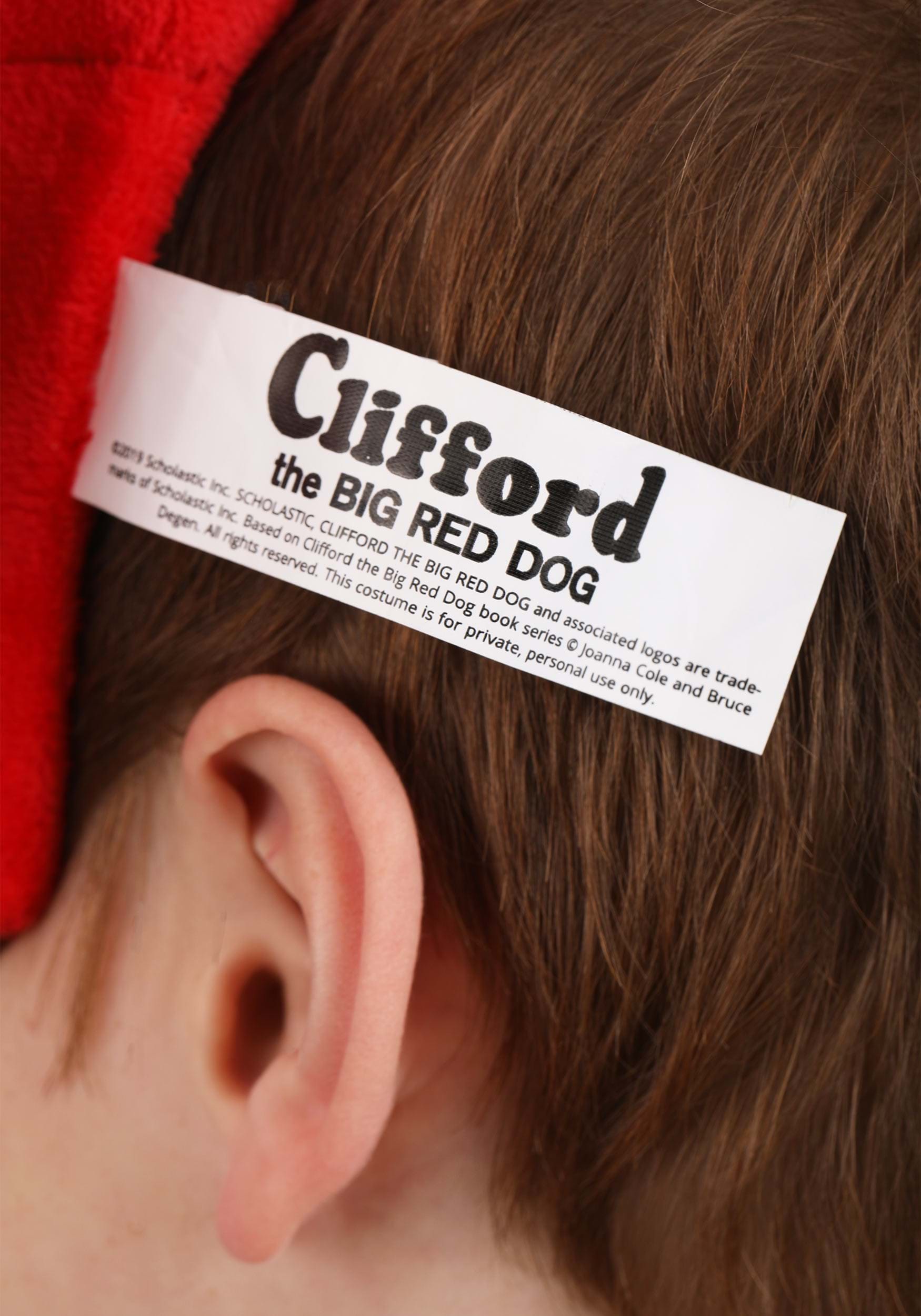Clifford Face The Big Red Dog Headband