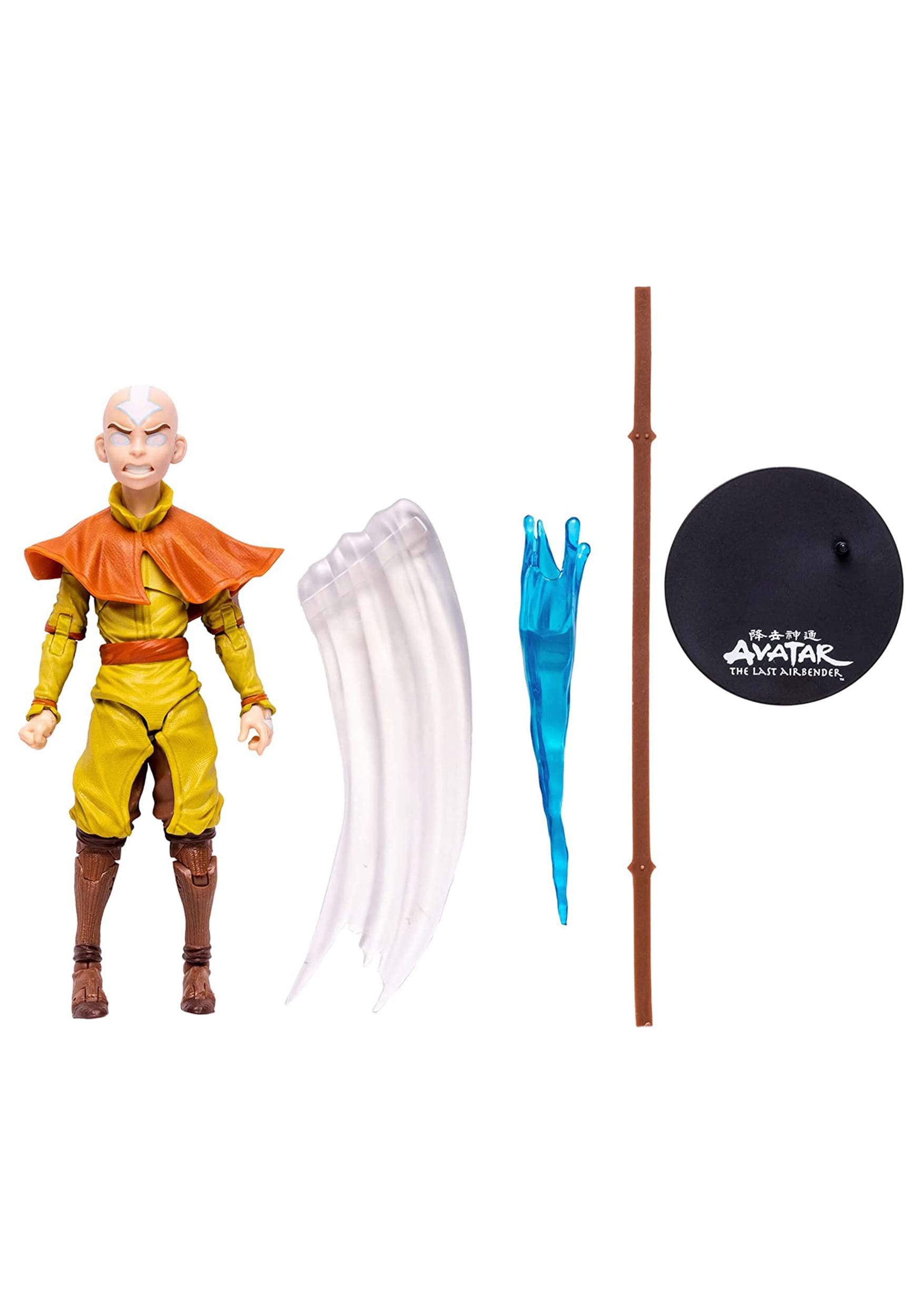Avatar: The Last Airbender Aang Avatar State Gold Label 7" Collectible Action Figure