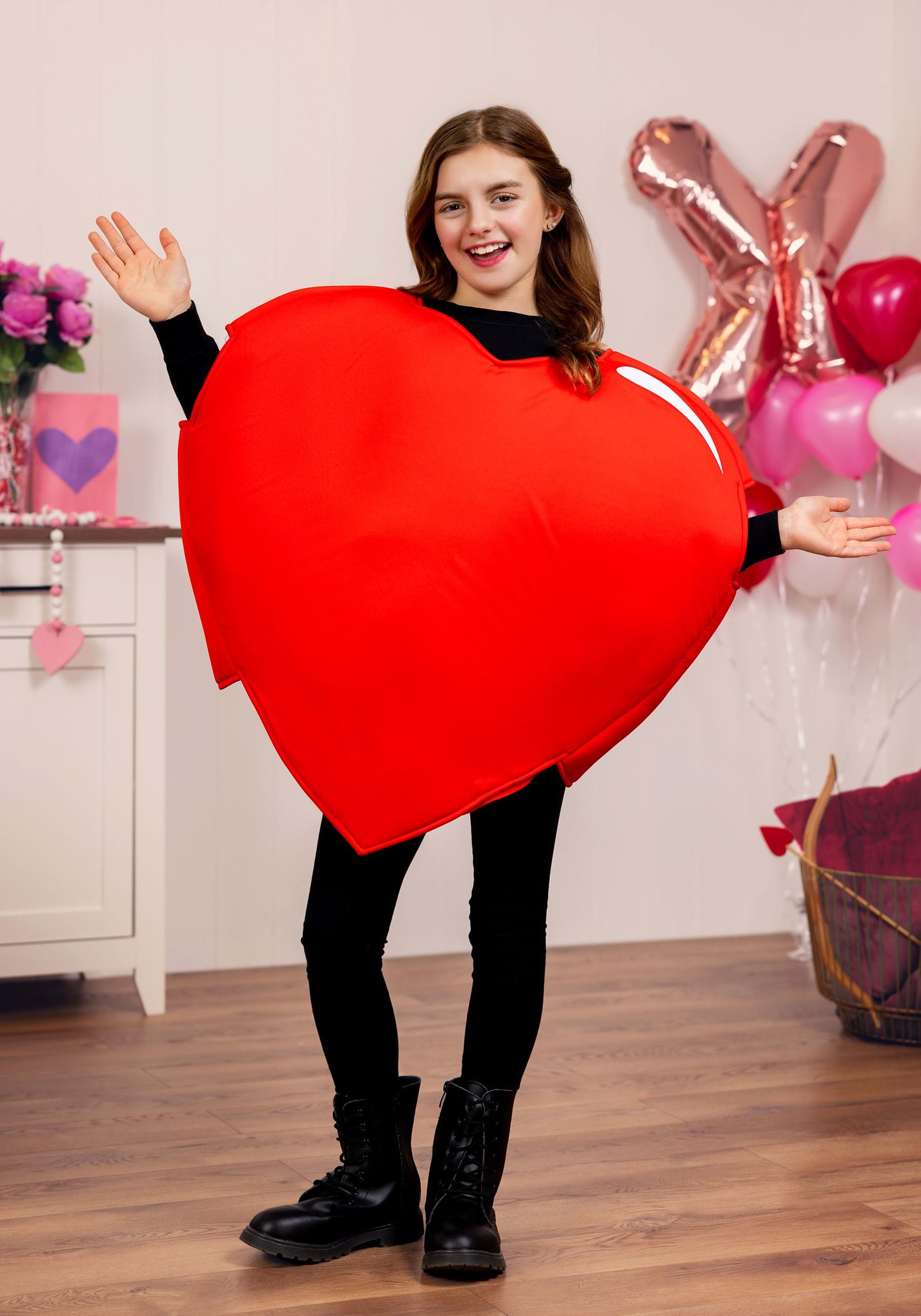 Kid's Red Heart Costume