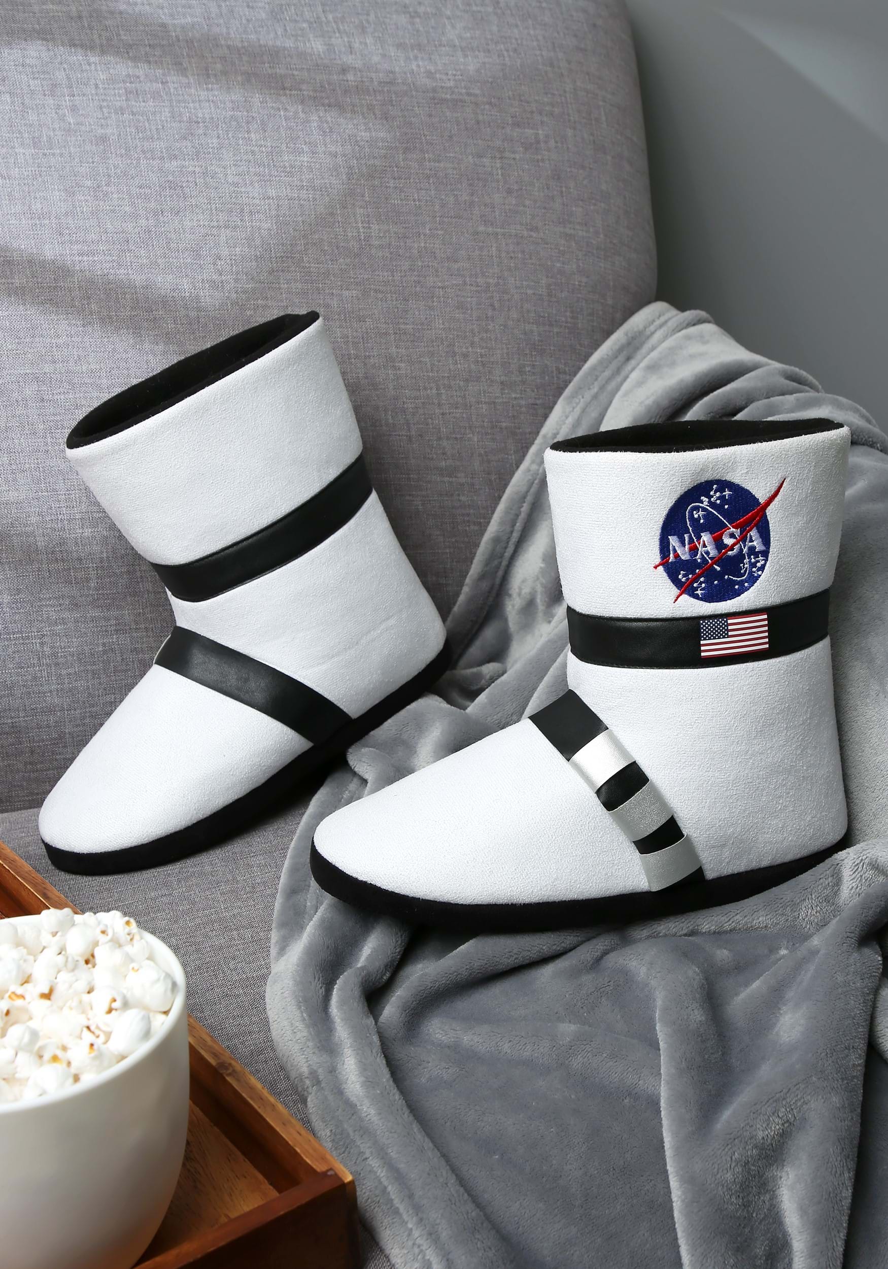 NASA Astronaut Boot Slippers for Adults