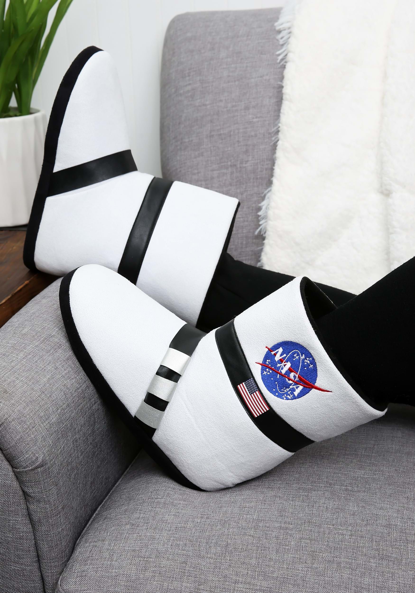 NASA Astronaut Boot Slippers for Adults