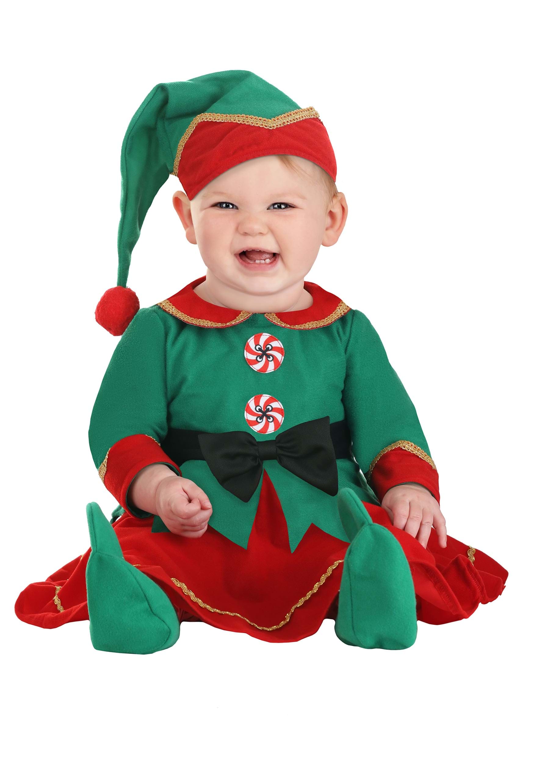 Infant Elf Girl Holiday Costume