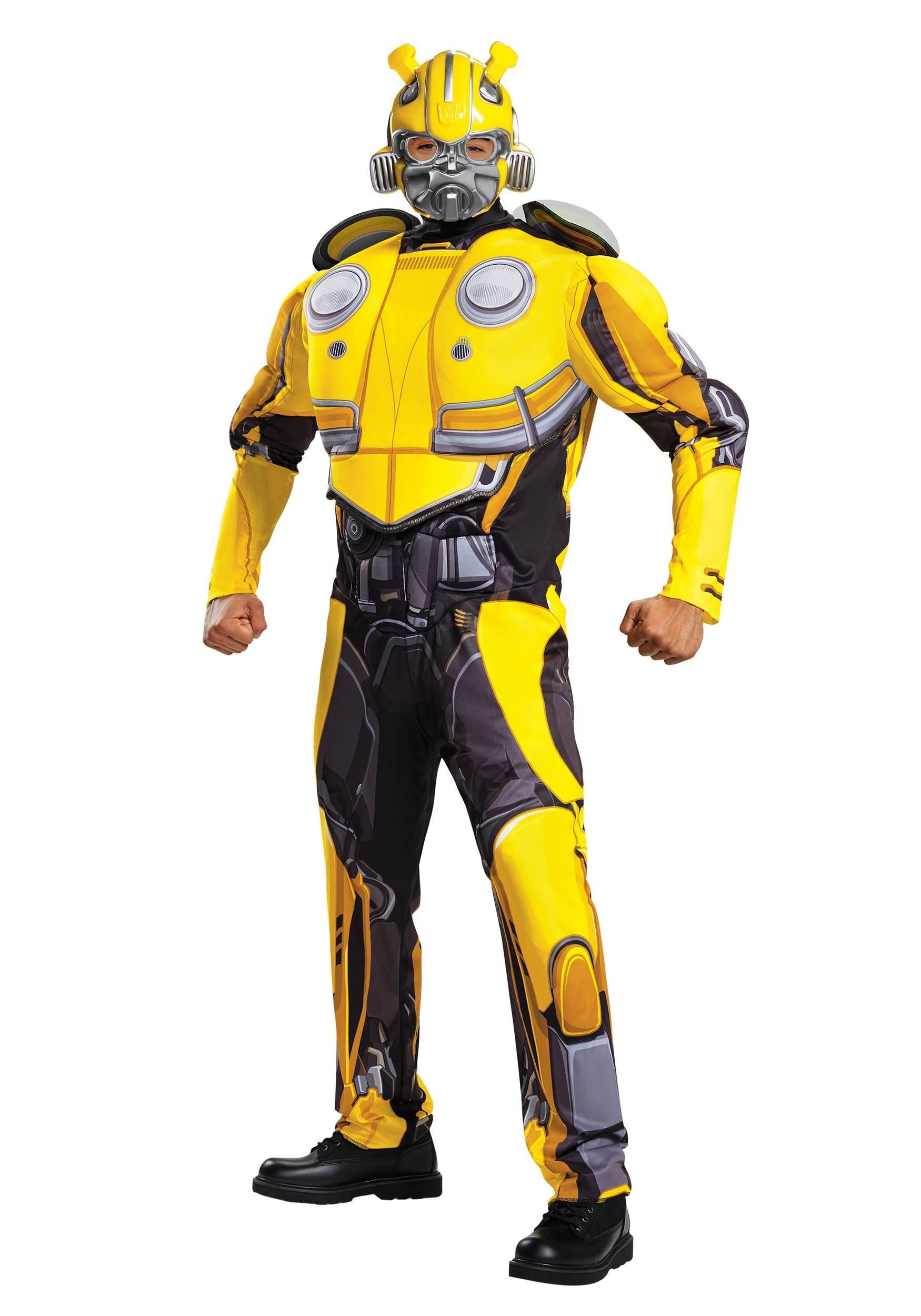 Bumblebee Movie Bumblebee Muscle Adult Costume