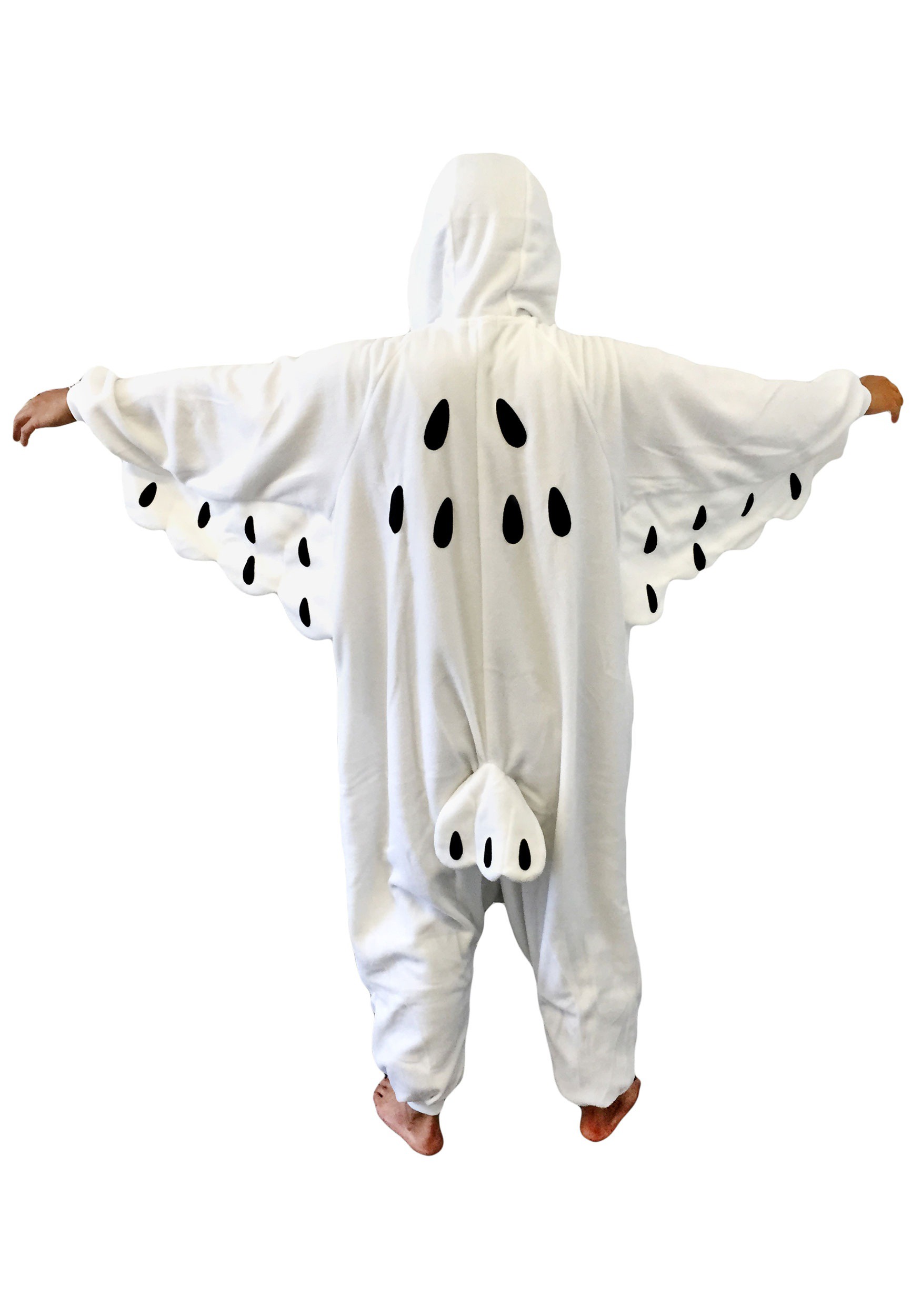 Snowy Owl Pajama Costume for Adults 2 Snowy Owl Pajama Costume for Adults