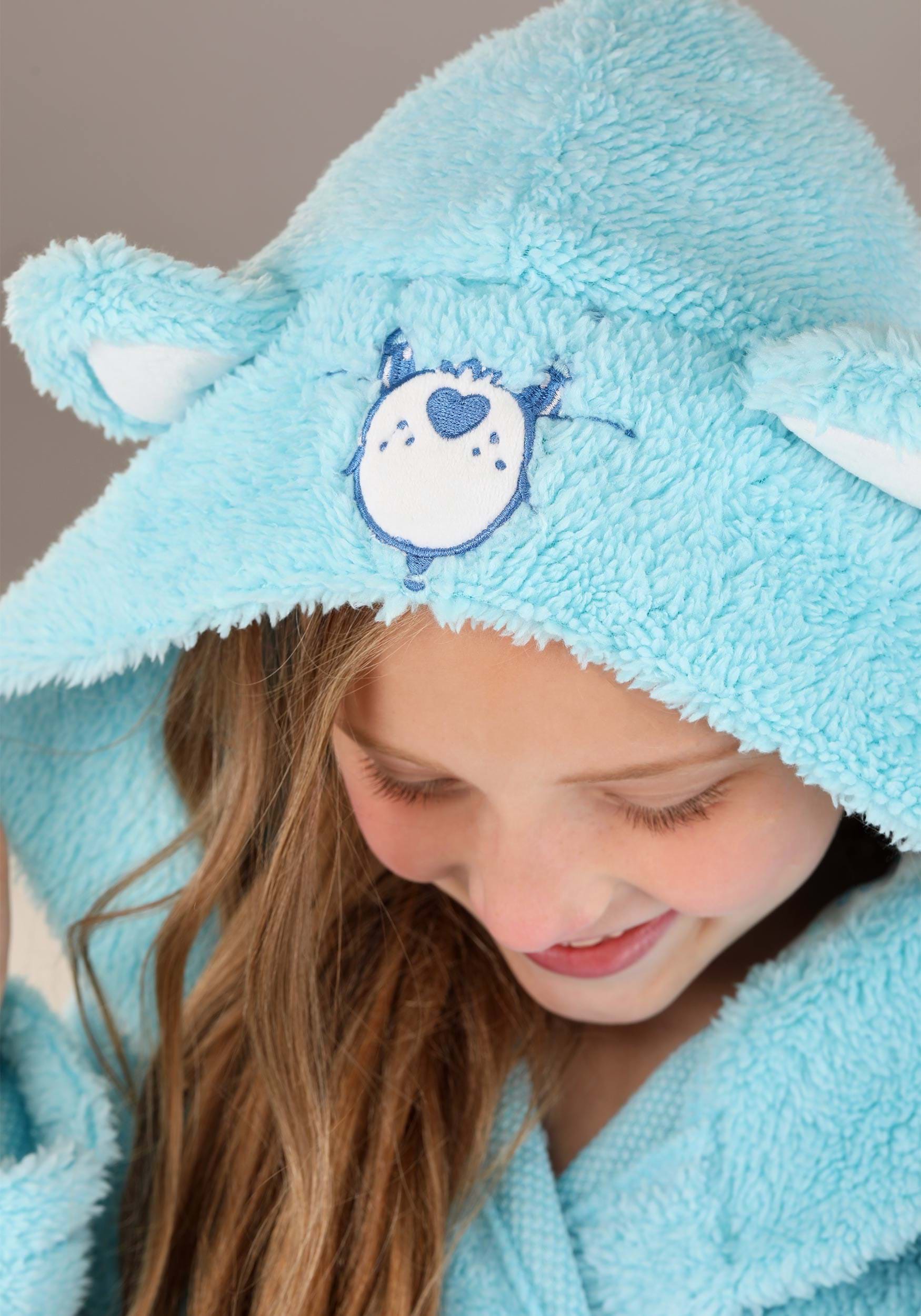 Care Bears Bedtime Bear Hooded Robe for Kids 8 Care Bears Bedtime Bear Hooded Robe for Kids
