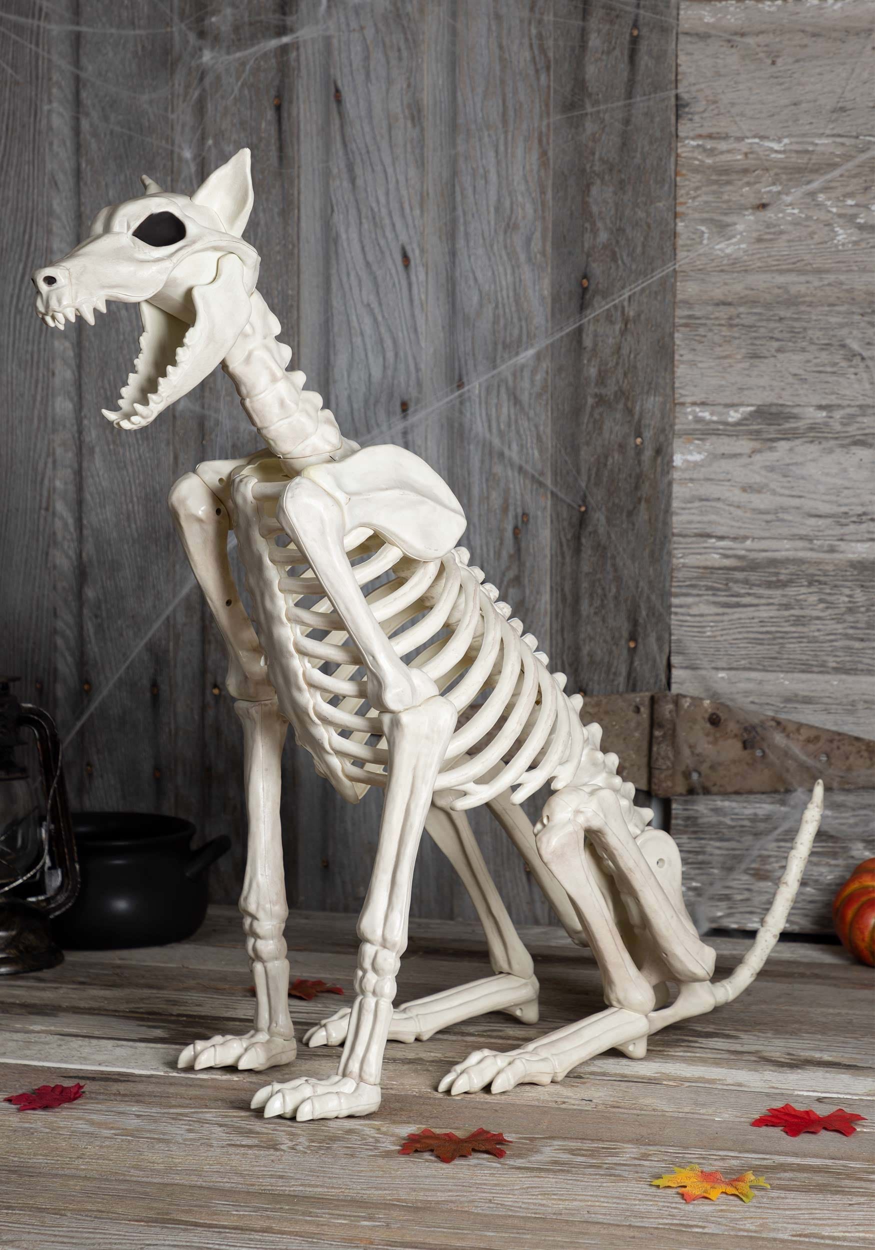 3.8FT Spike the Skeleton Dog Prop Decoration