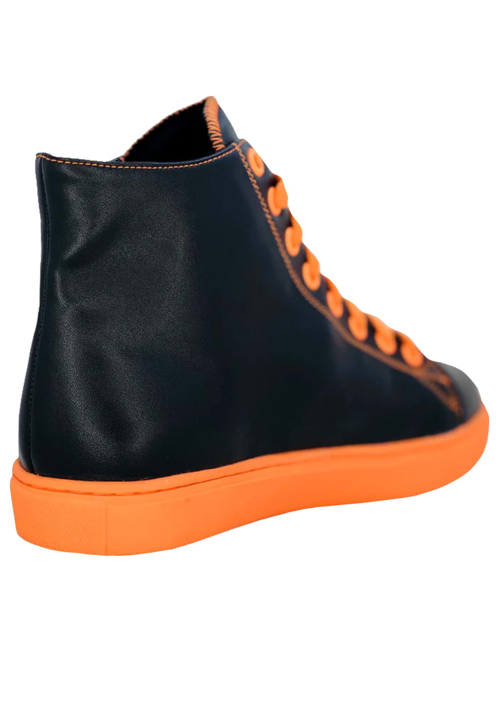 Chelsea Black Pumpkin Jack High Top Sneaker for Women