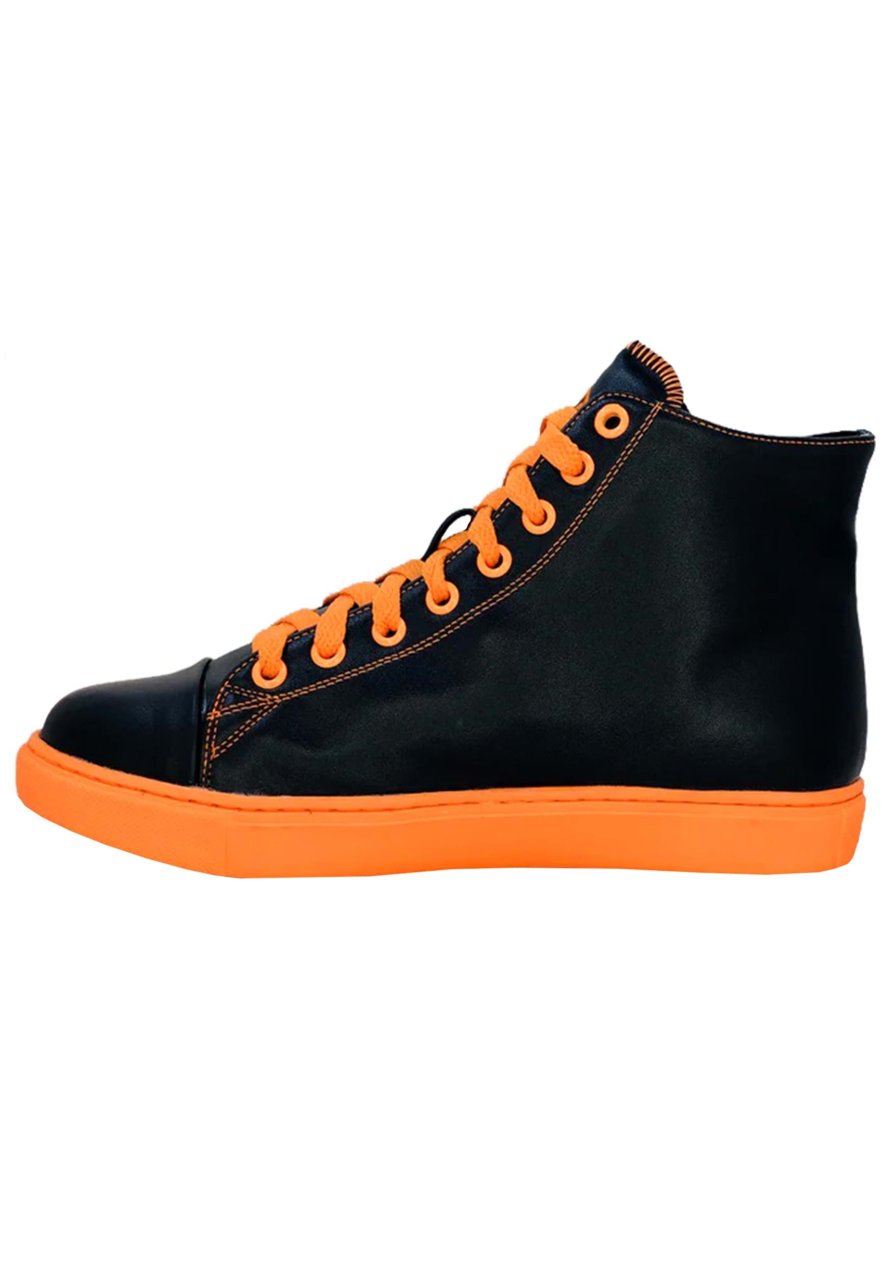 Chelsea Black Pumpkin Jack High Top Sneaker for Women