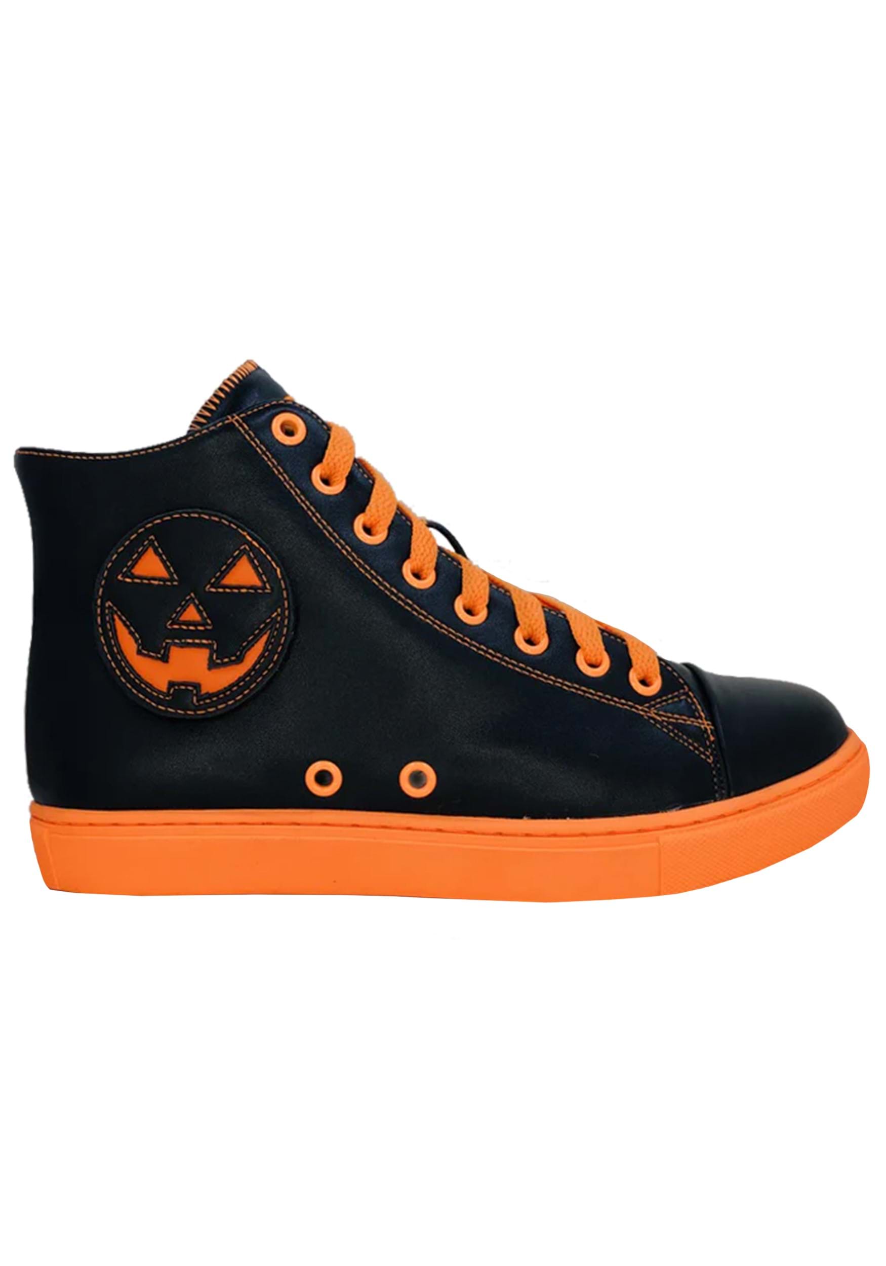 Chelsea Black Pumpkin Jack High Top Sneaker for Women