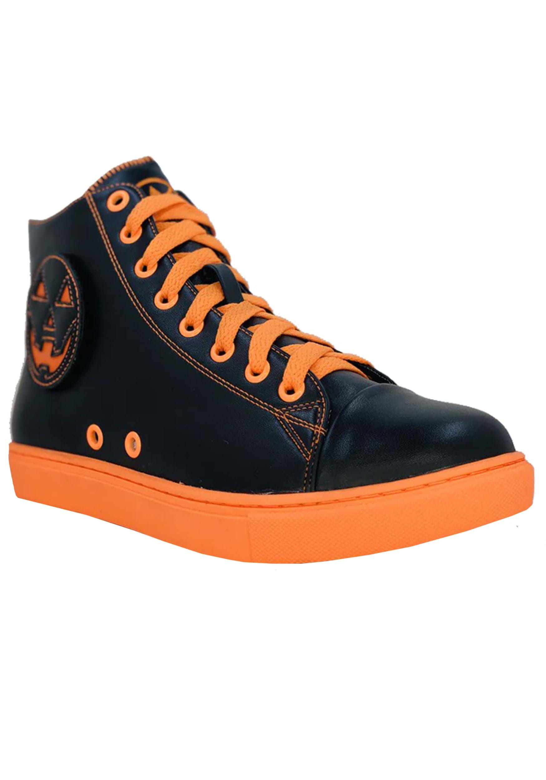 Chelsea Black Pumpkin Jack High Top Sneaker for Women