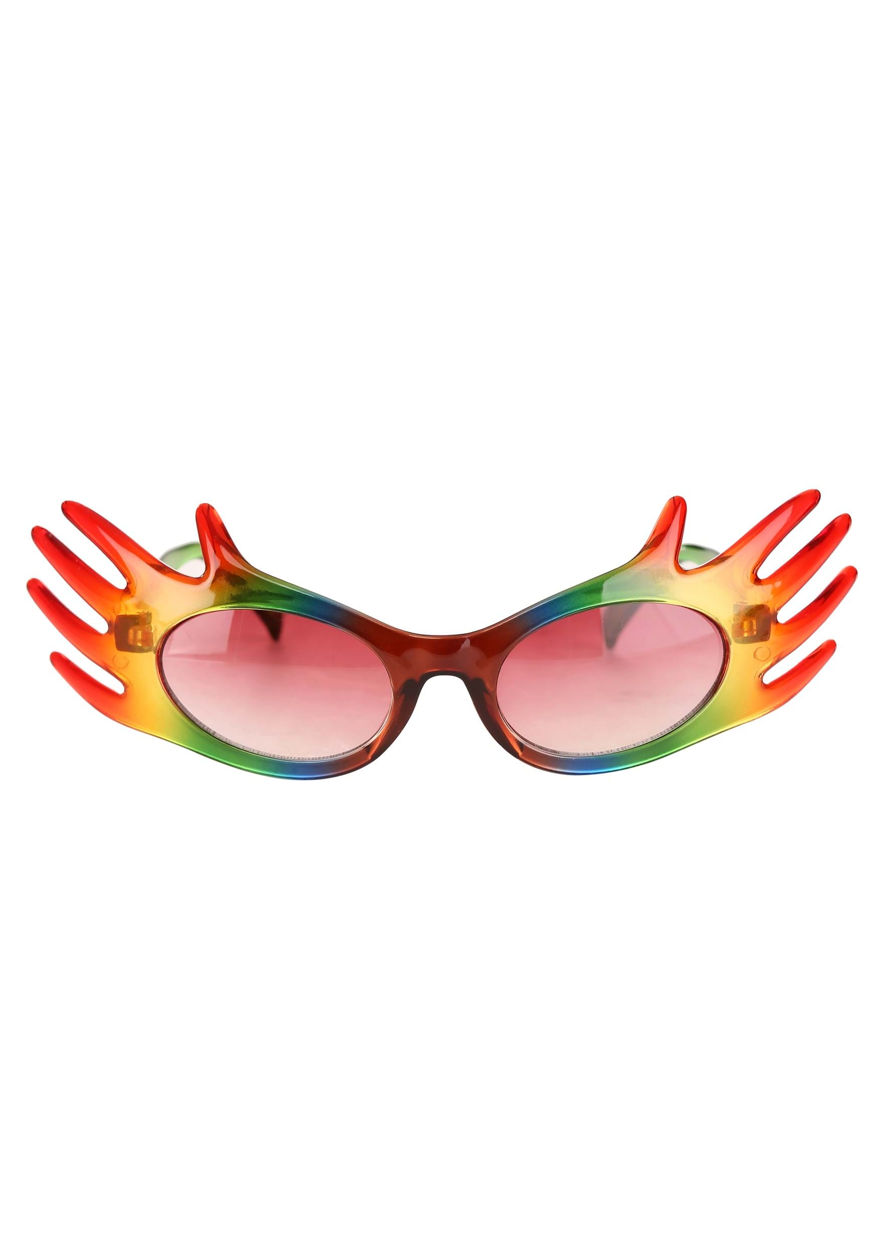 Unisex Rainbow Hands Glasses