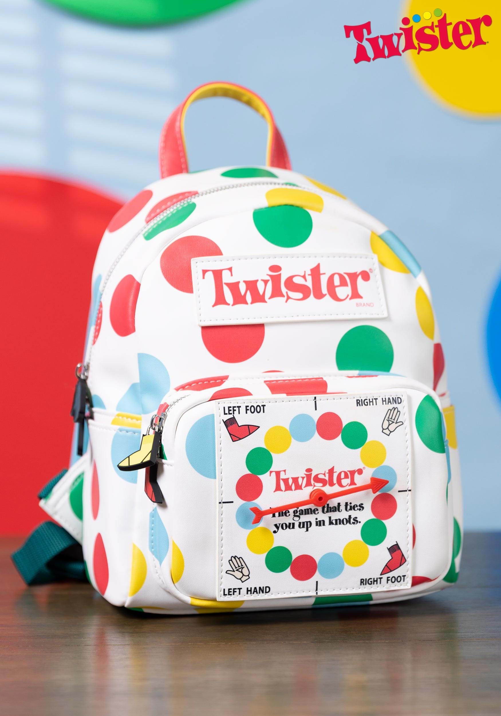 Hasbro All Over Print Twister Mini Backpack 1 Hasbro All Over Print Twister Mini Backpack