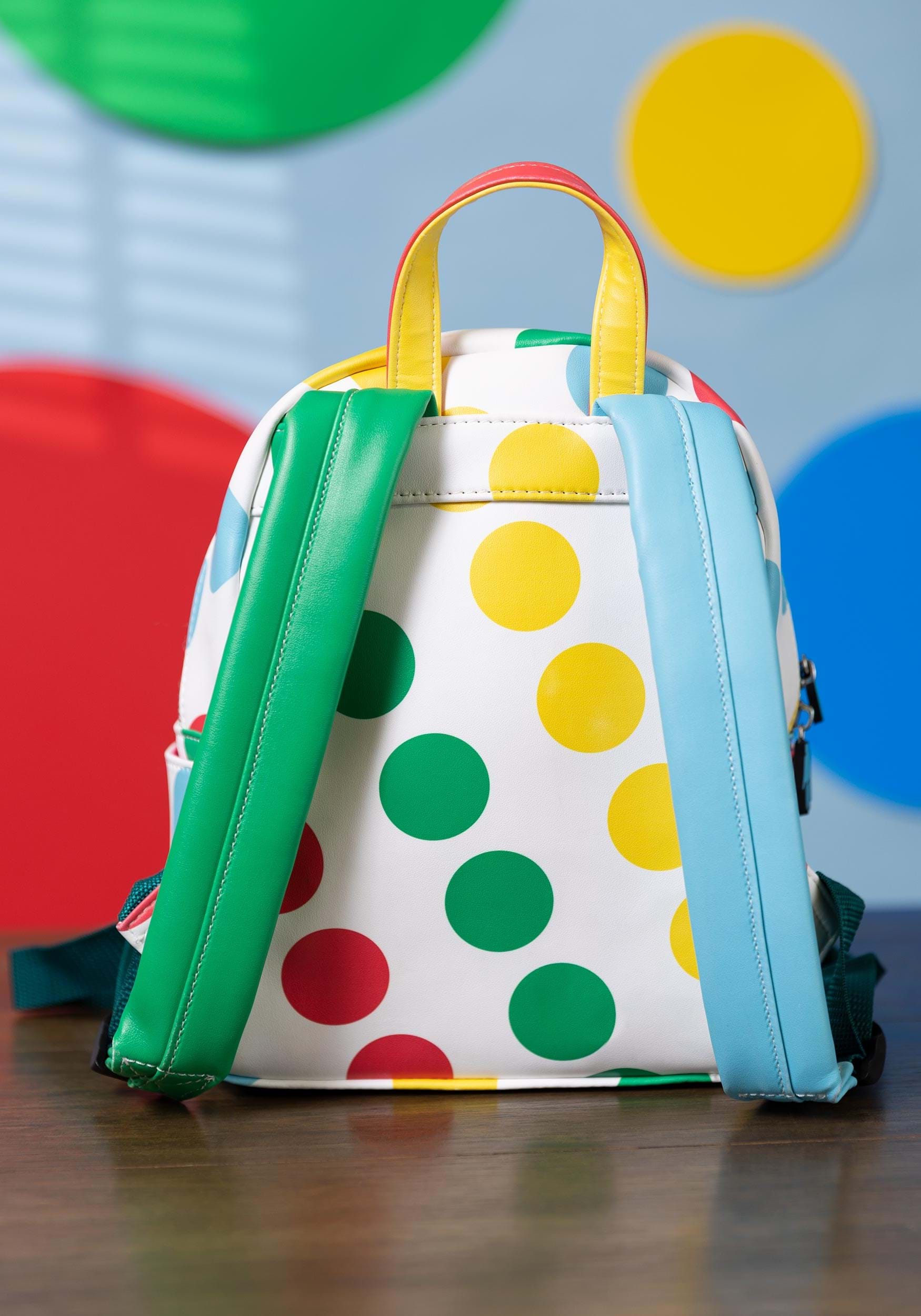 Hasbro All Over Print Twister Mini Backpack 2 Hasbro All Over Print Twister Mini Backpack