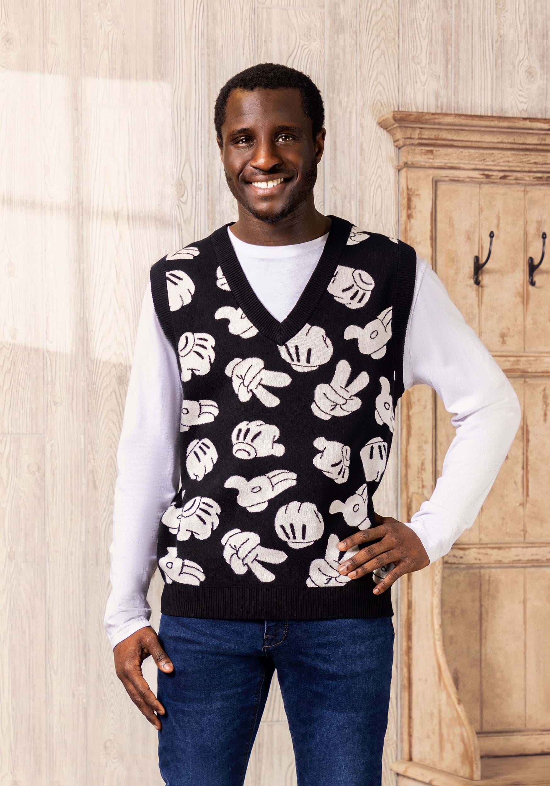 Cakeworthy Mickey Glove Knit Vest for Adults