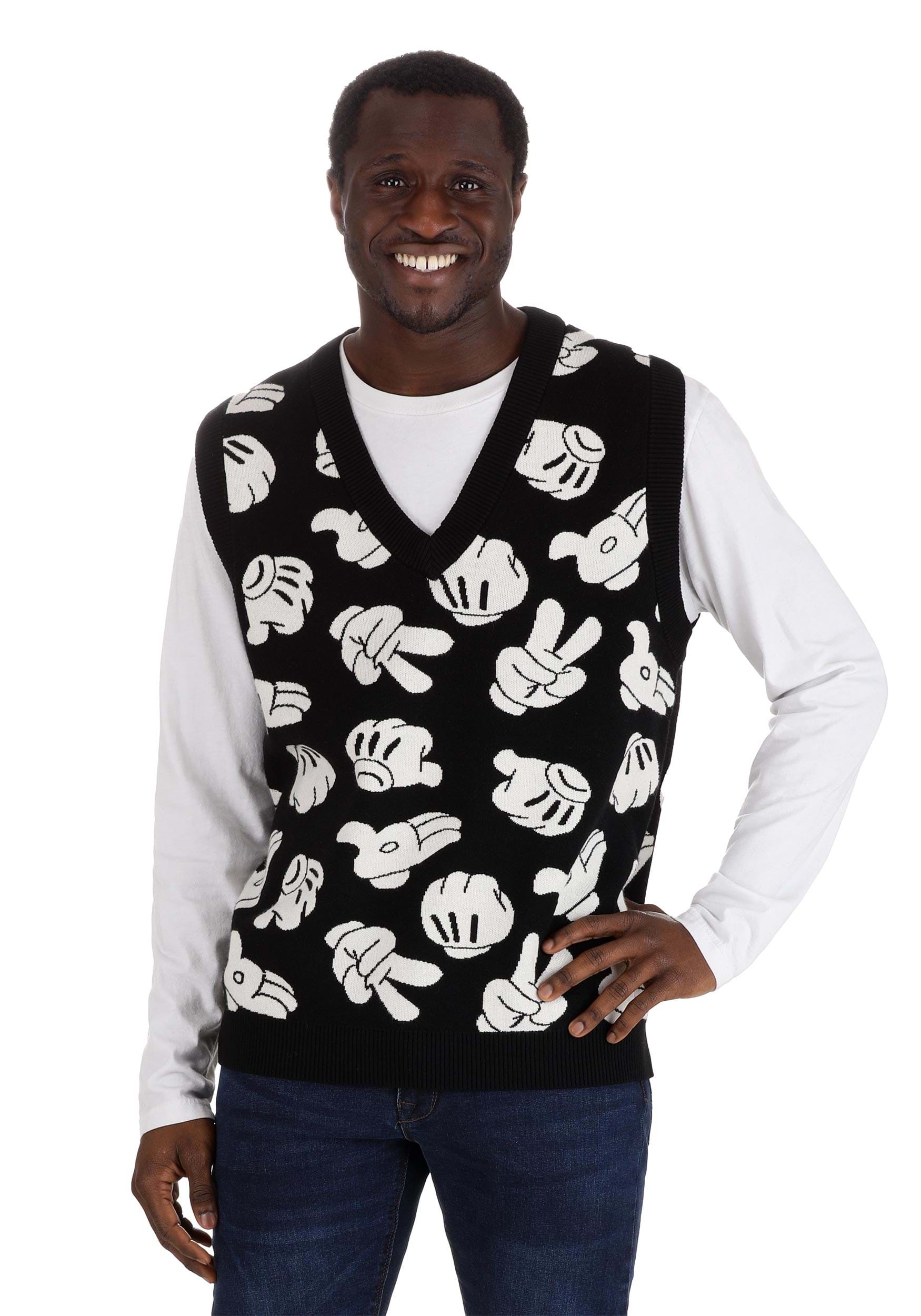 Cakeworthy Mickey Glove Knit Vest for Adults