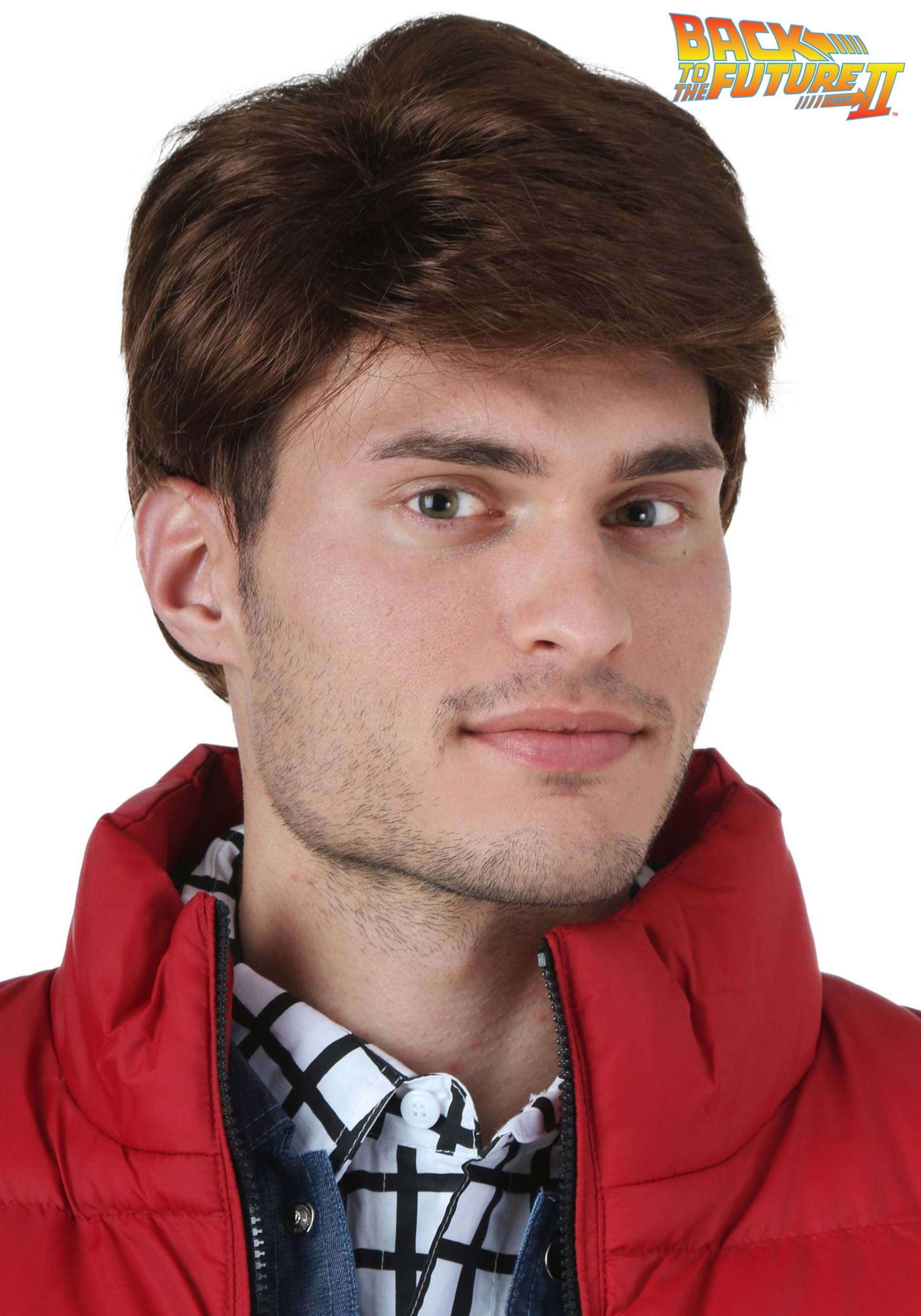 Back to the Future Marty McFly Men's Costume Wig