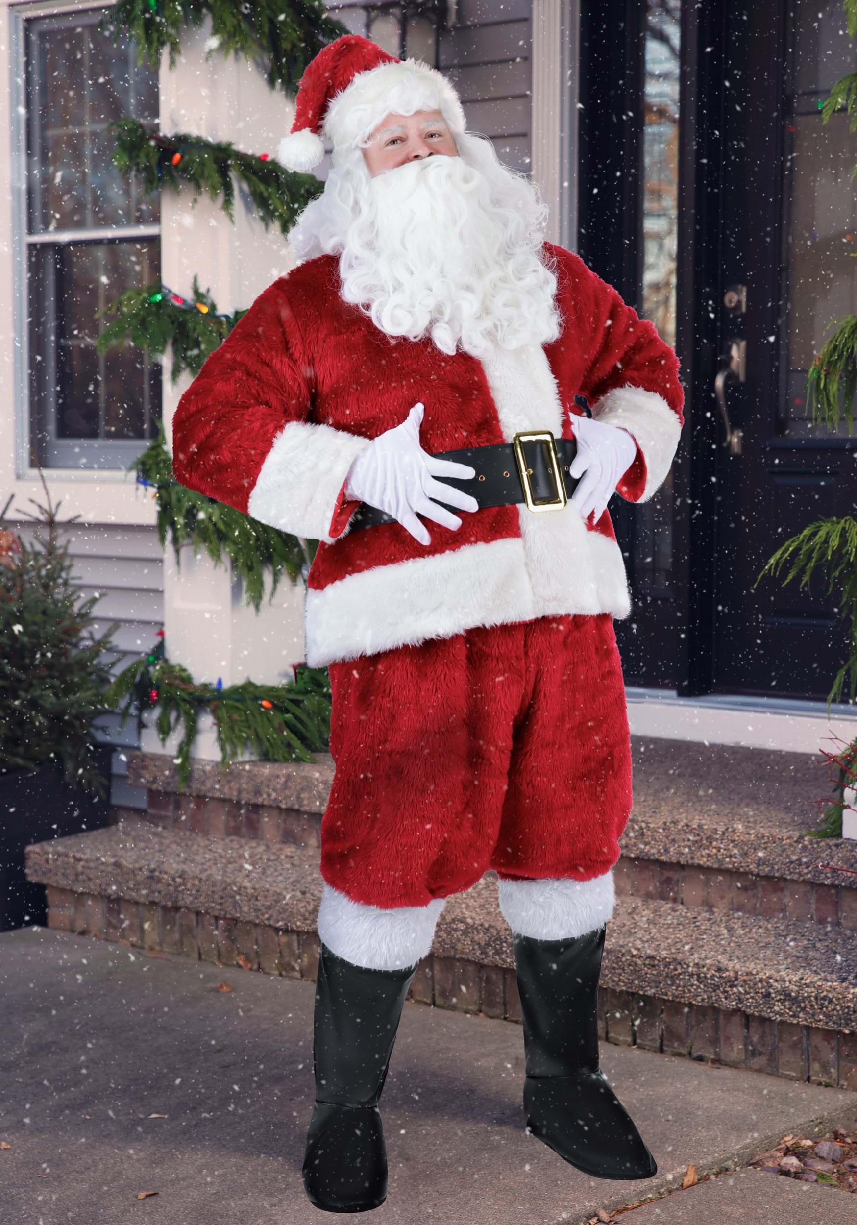 Adult Plus Size Regal Santa Claus Costume