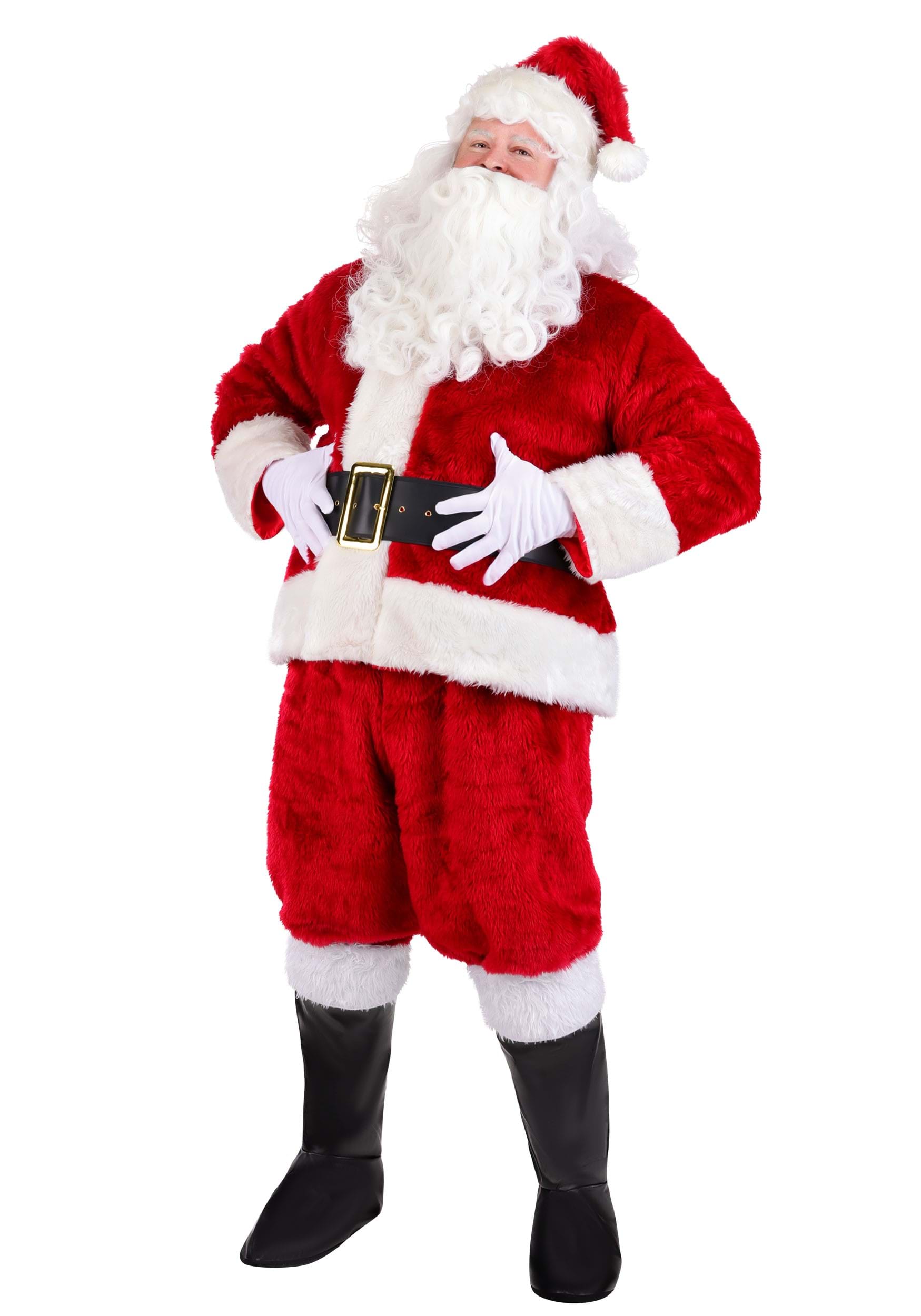Adult Plus Size Regal Santa Claus Costume
