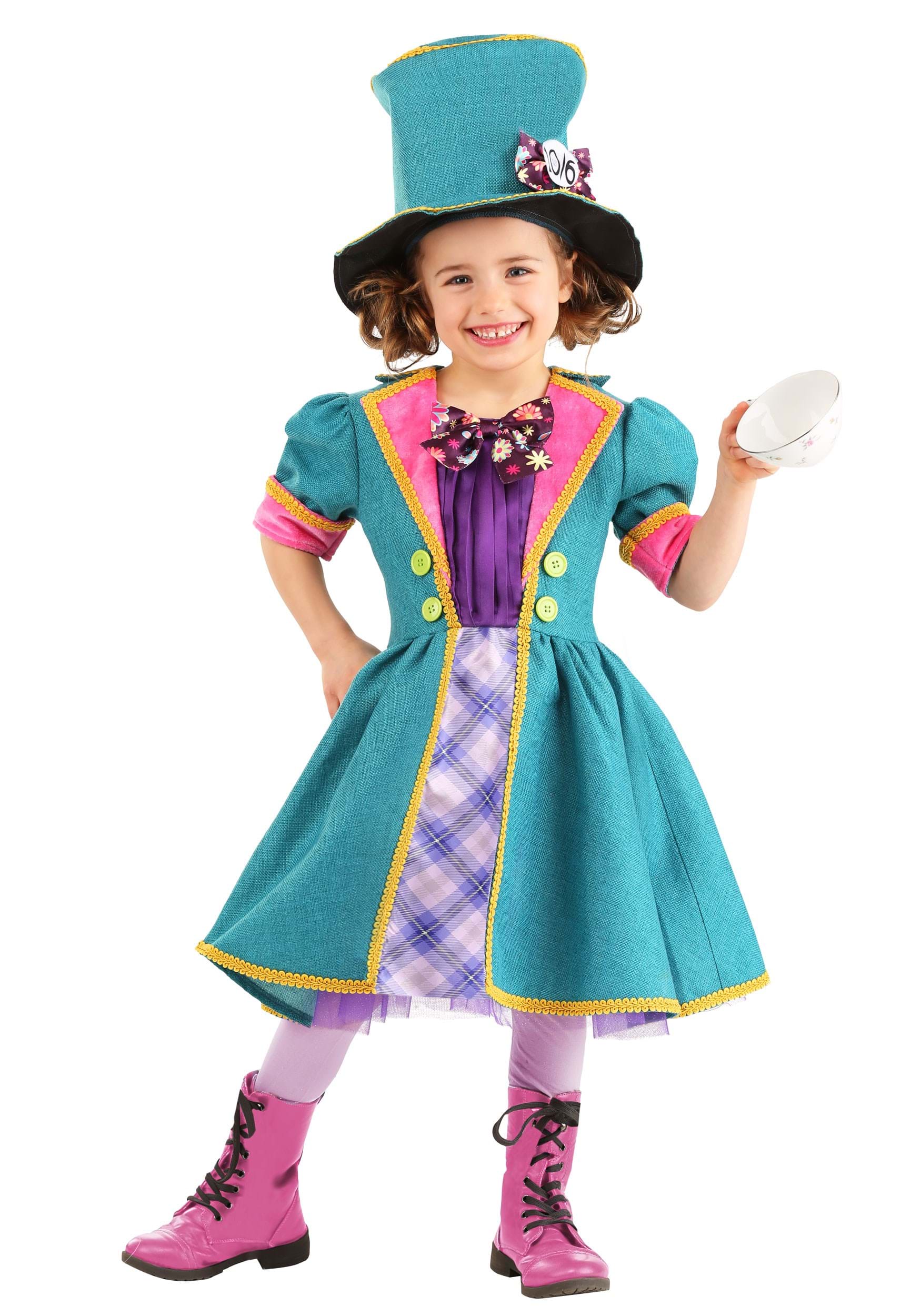 Mischievous Mad Hatter Toddler Costume 1 Mischievous Mad Hatter Toddler Costume