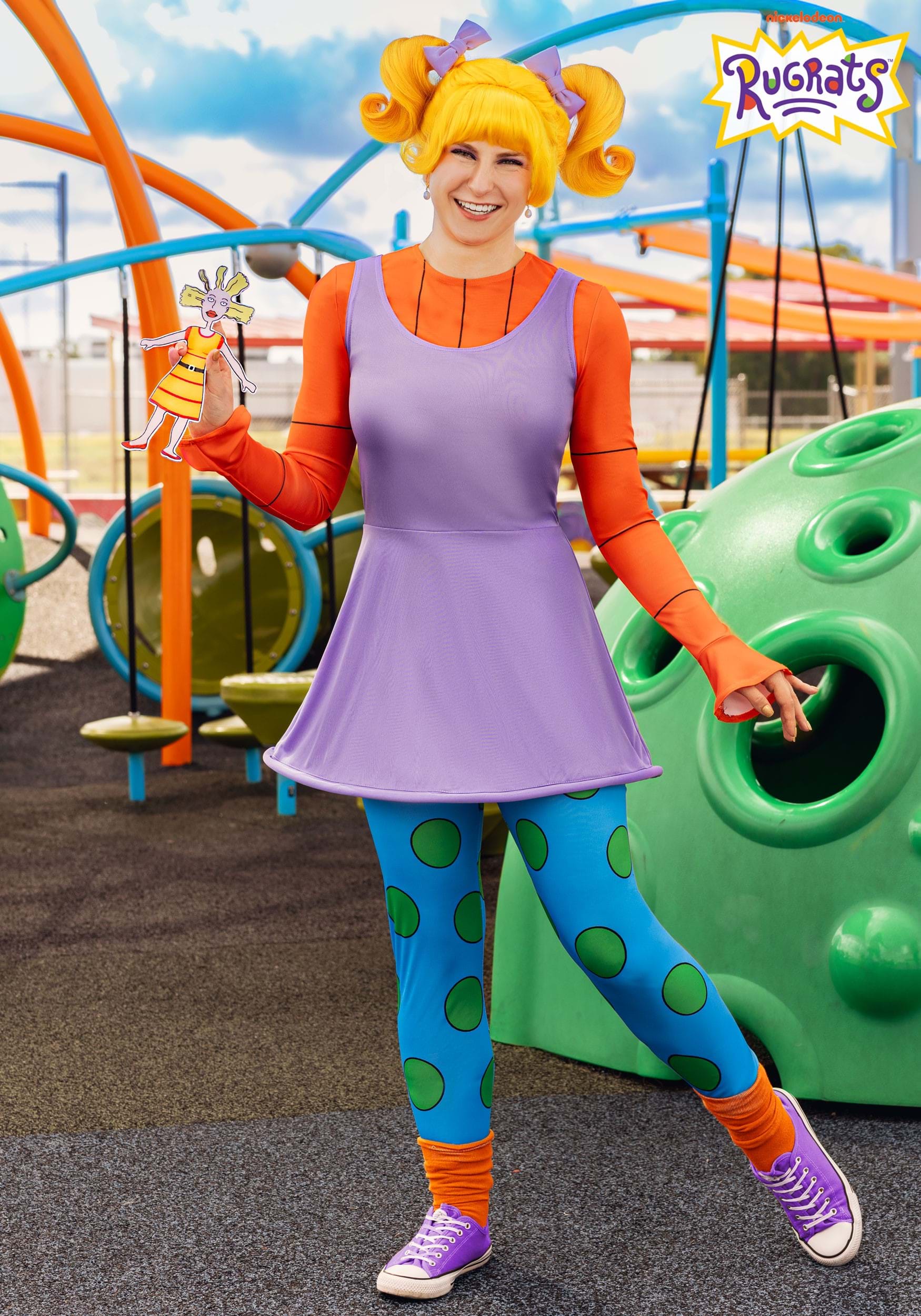 Women's Nickelodeon Rugrats Angelica Costume