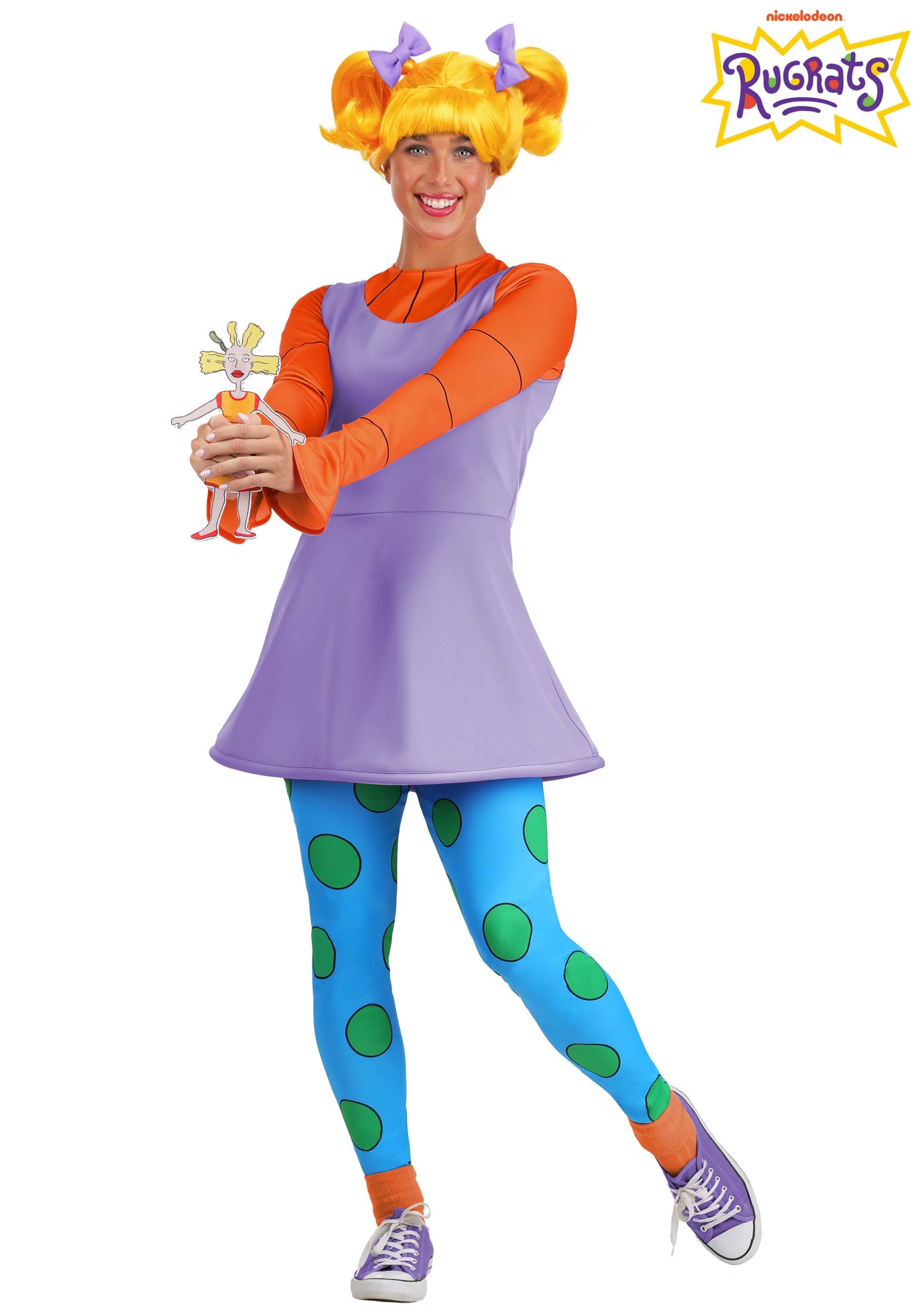 Women's Nickelodeon Rugrats Angelica Costume