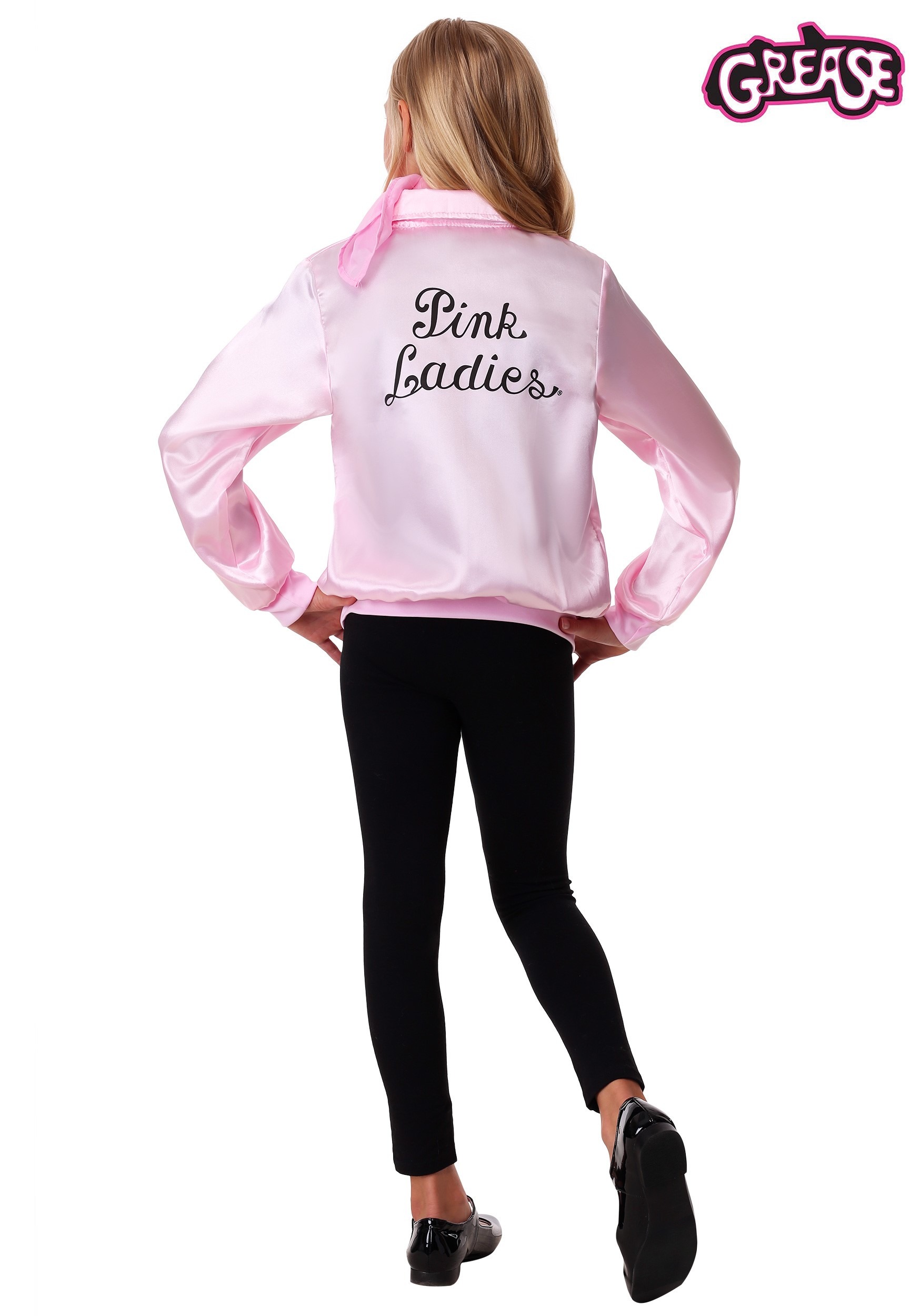 Grease Pink Ladies Costume Jacket for Girls