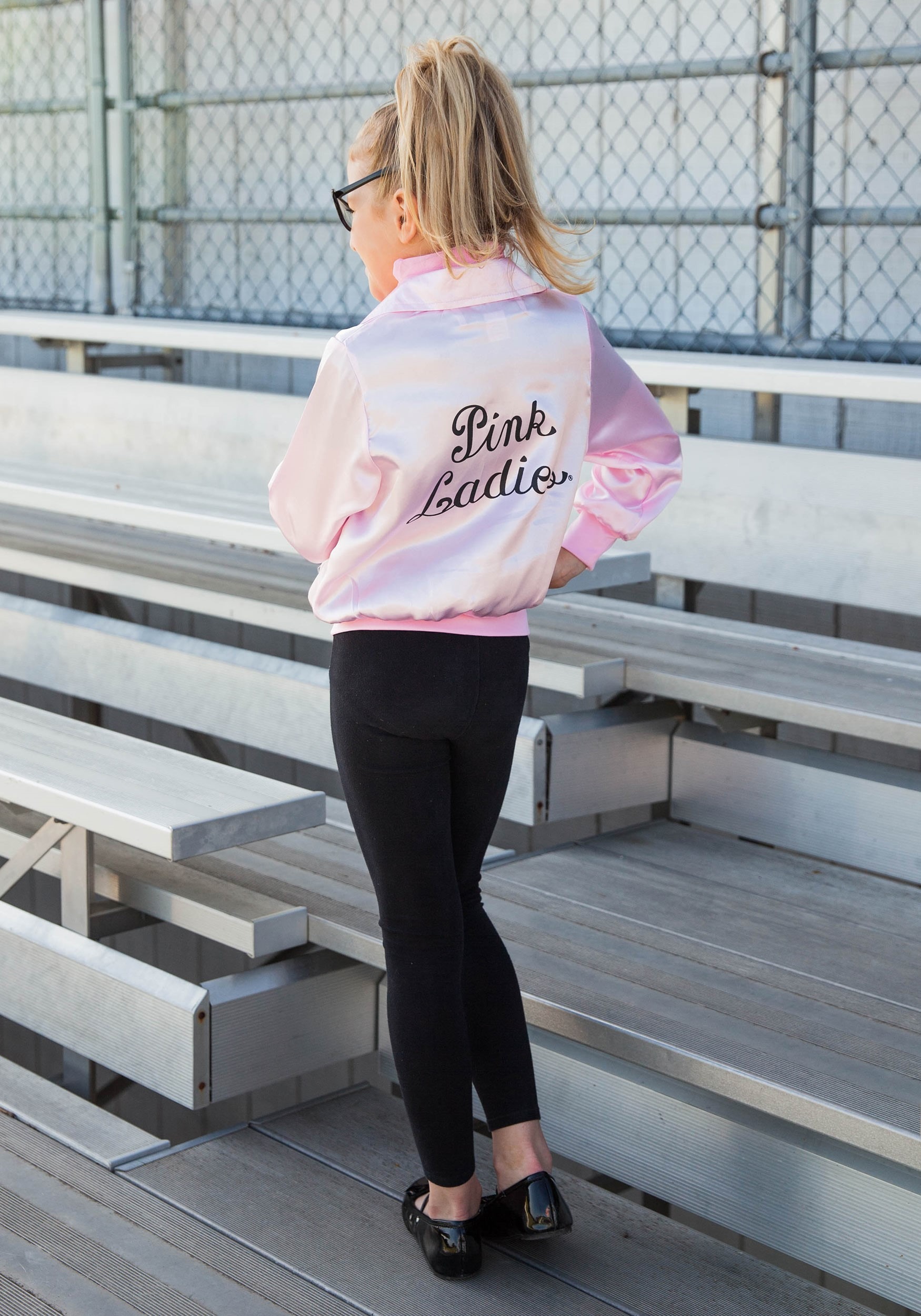 Grease Pink Ladies Costume Jacket for Girls