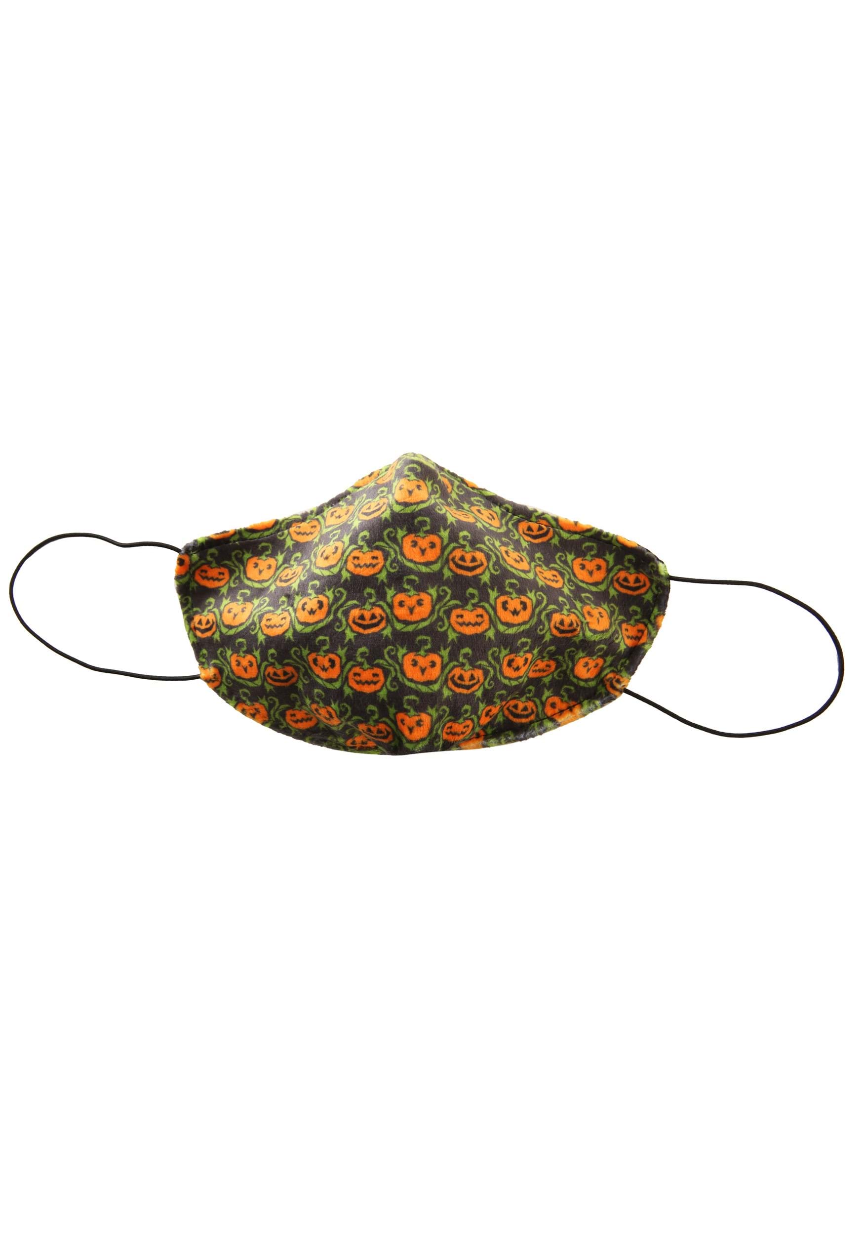 Adult Pumpkins Sublimated Face Mask 4 Adult Pumpkins Sublimated Face Mask