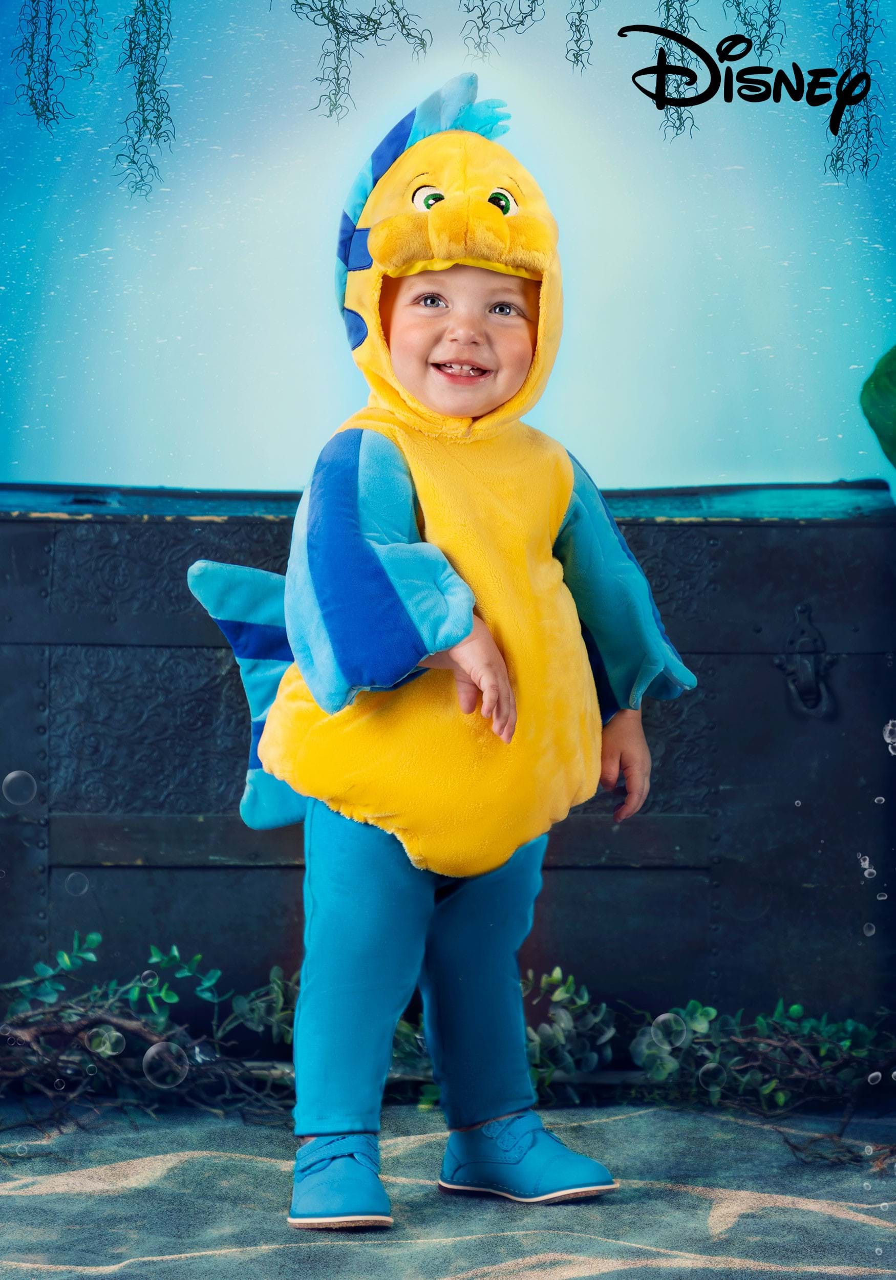 Disney Little Mermaid Plush Flounder Infant Costume