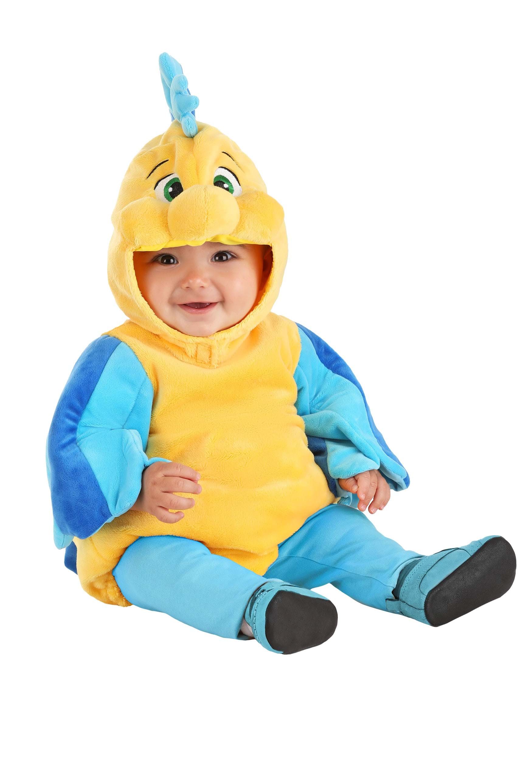 Disney Little Mermaid Plush Flounder Infant Costume