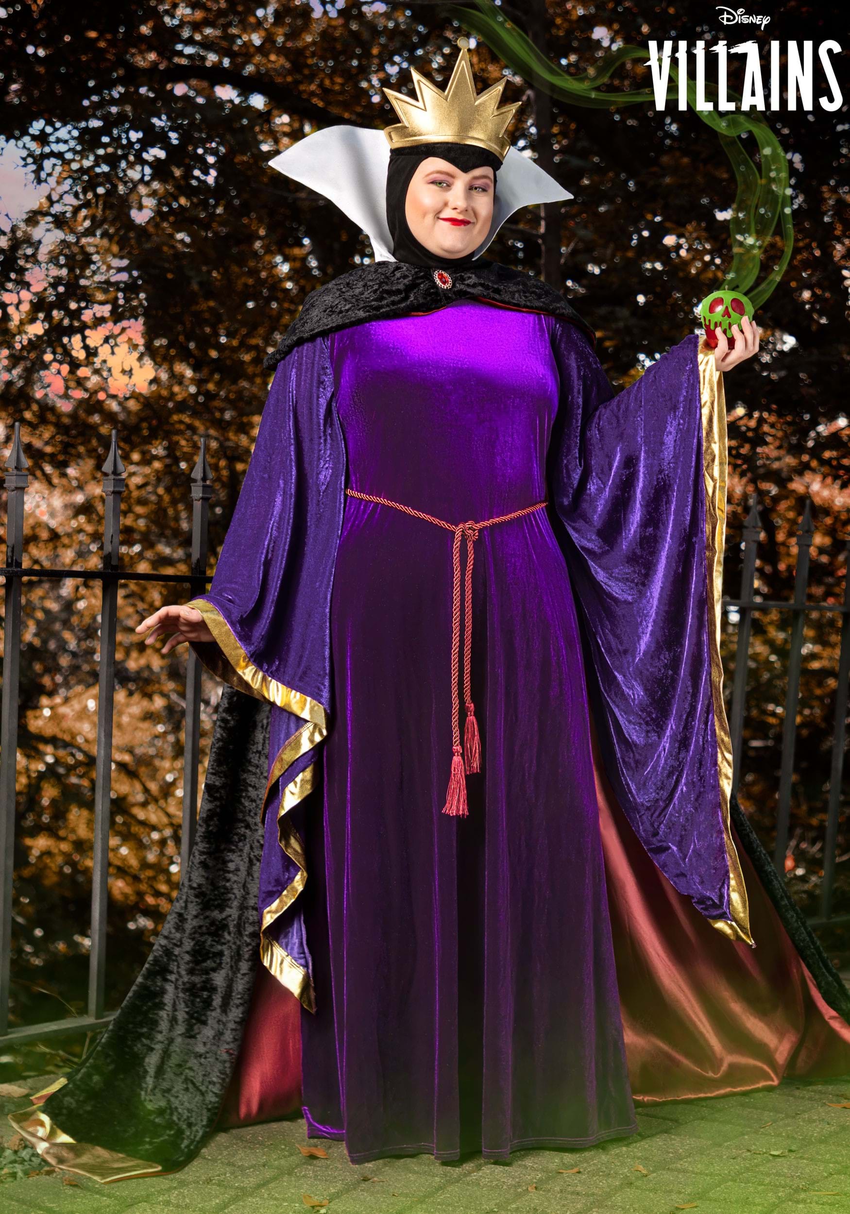 Plus Size Disney Snow White Evil Queen Costume for Women 1 Plus Size Disney Snow White Evil Queen Costume for Women